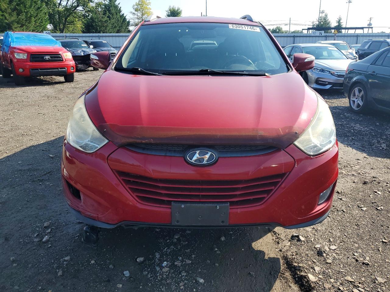 2013 Hyundai Tucson Gls Красный vin: KM8JU3AC7DU566430
