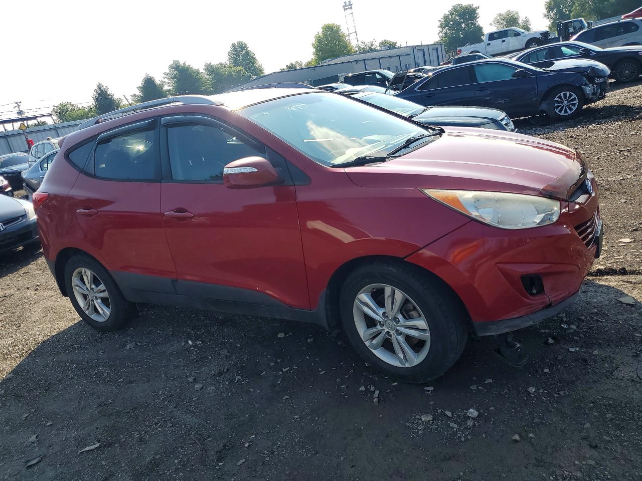 2013 Hyundai Tucson Gls Красный vin: KM8JU3AC7DU566430