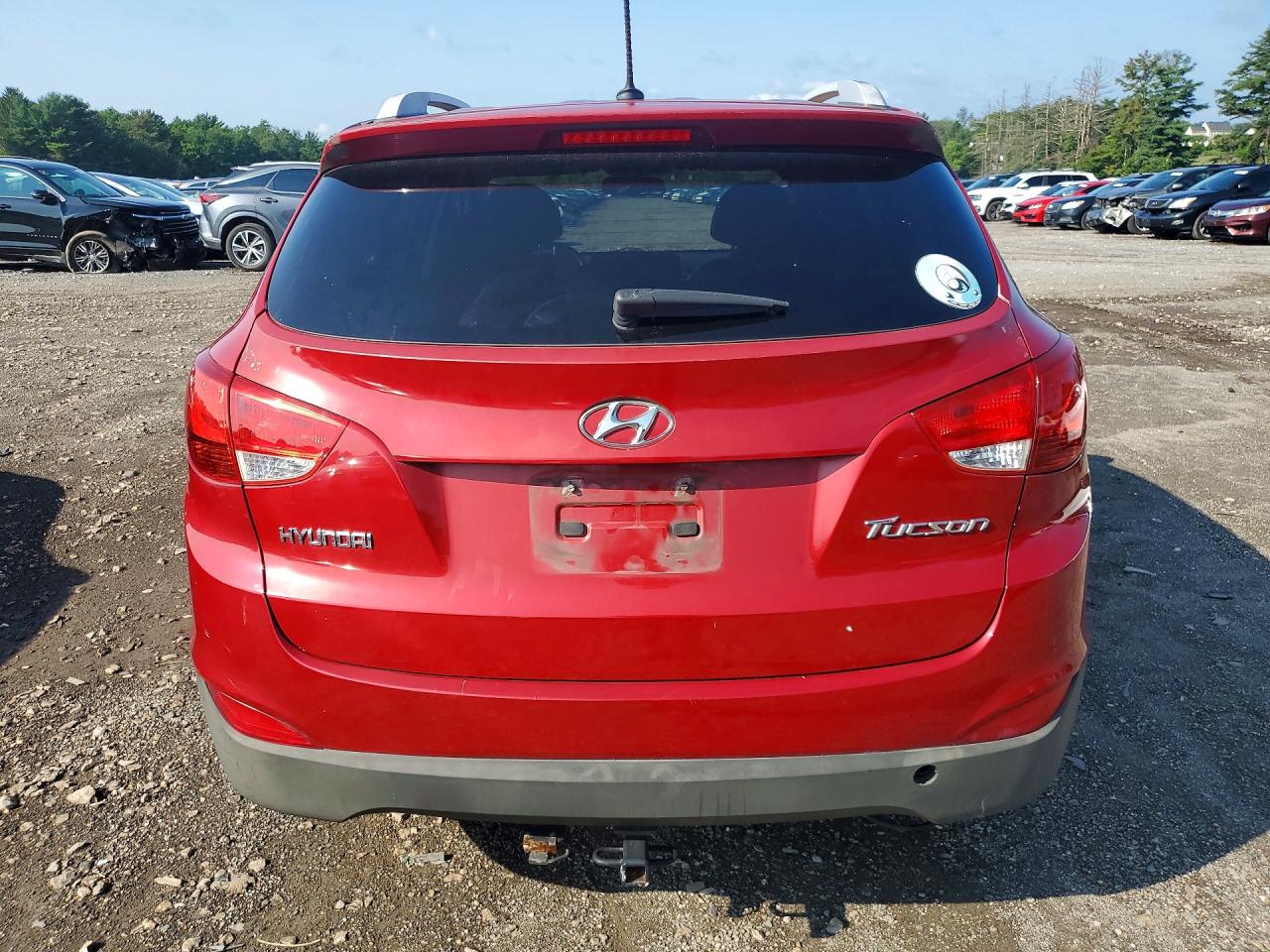 2013 Hyundai Tucson Gls Красный vin: KM8JU3AC7DU566430