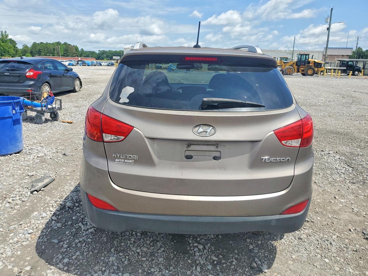 2013 Hyundai Tucson Gls Gray vin: KM8JU3AC7DU573801