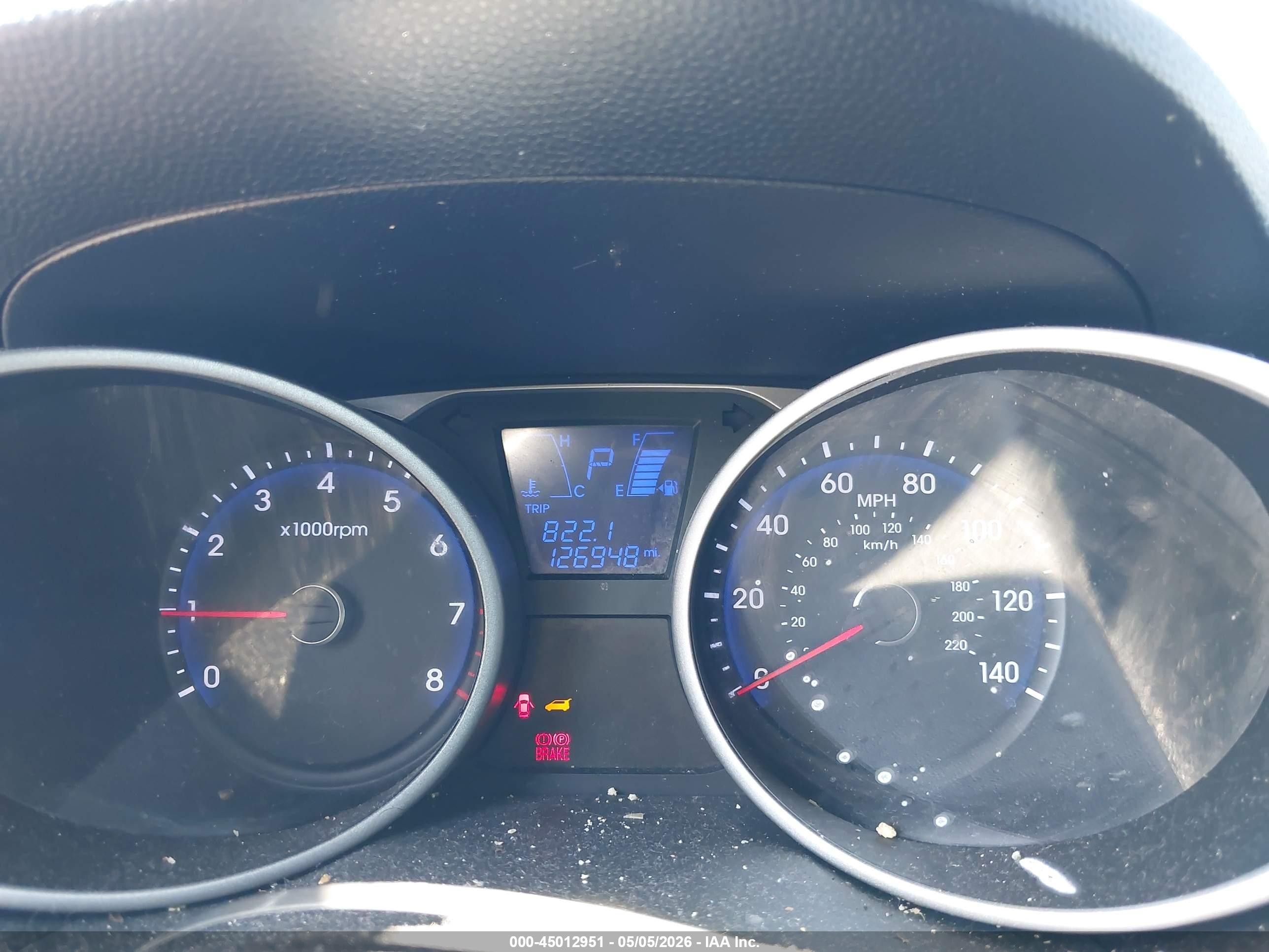 2013 Hyundai Tucson Limited Black vin: KM8JU3AC7DU604836