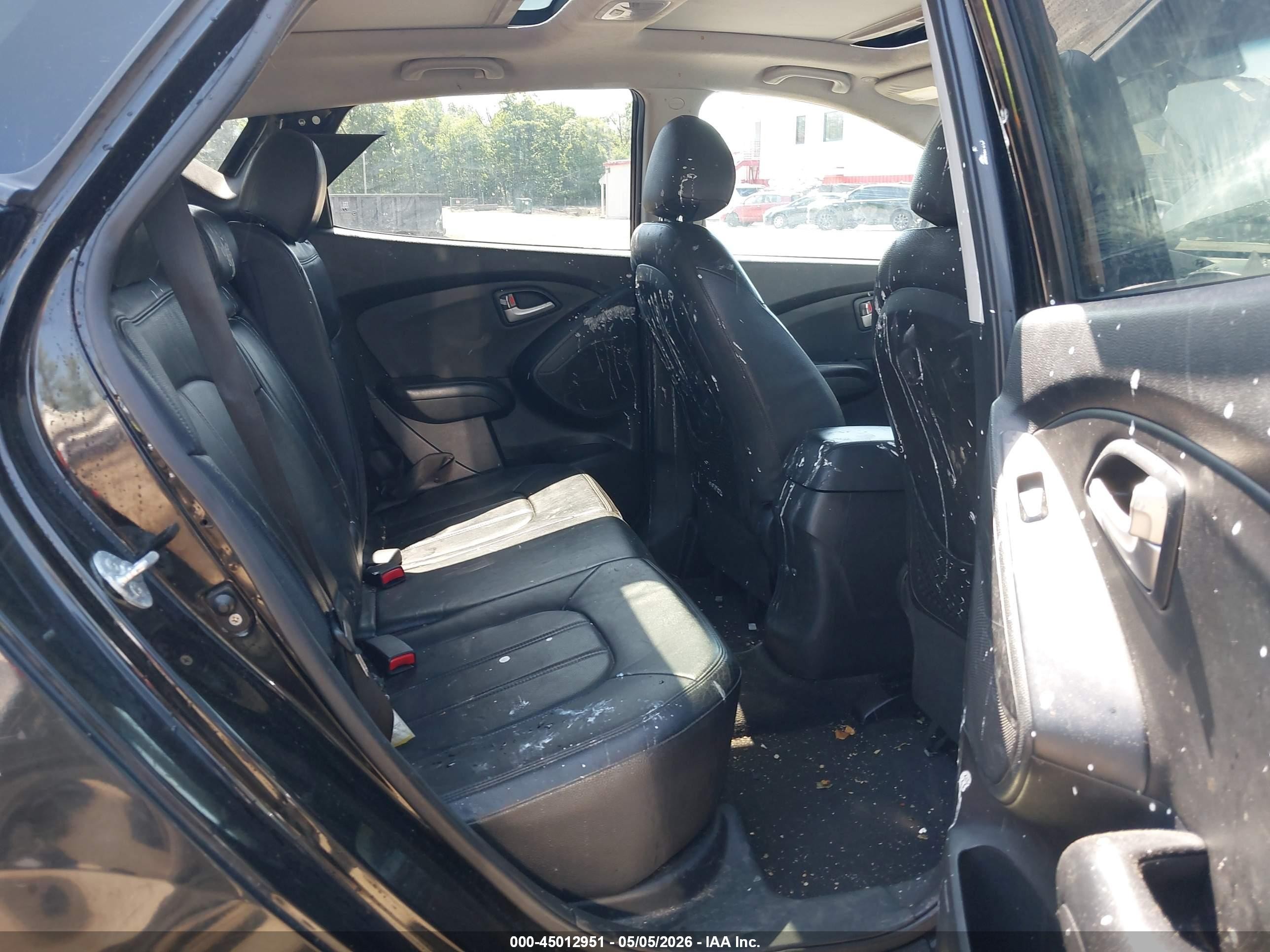 2013 Hyundai Tucson Limited Black vin: KM8JU3AC7DU604836