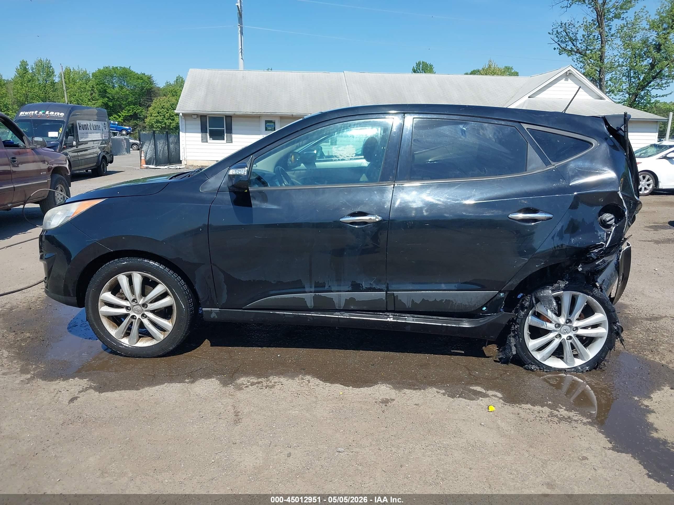 2013 Hyundai Tucson Limited Black vin: KM8JU3AC7DU604836