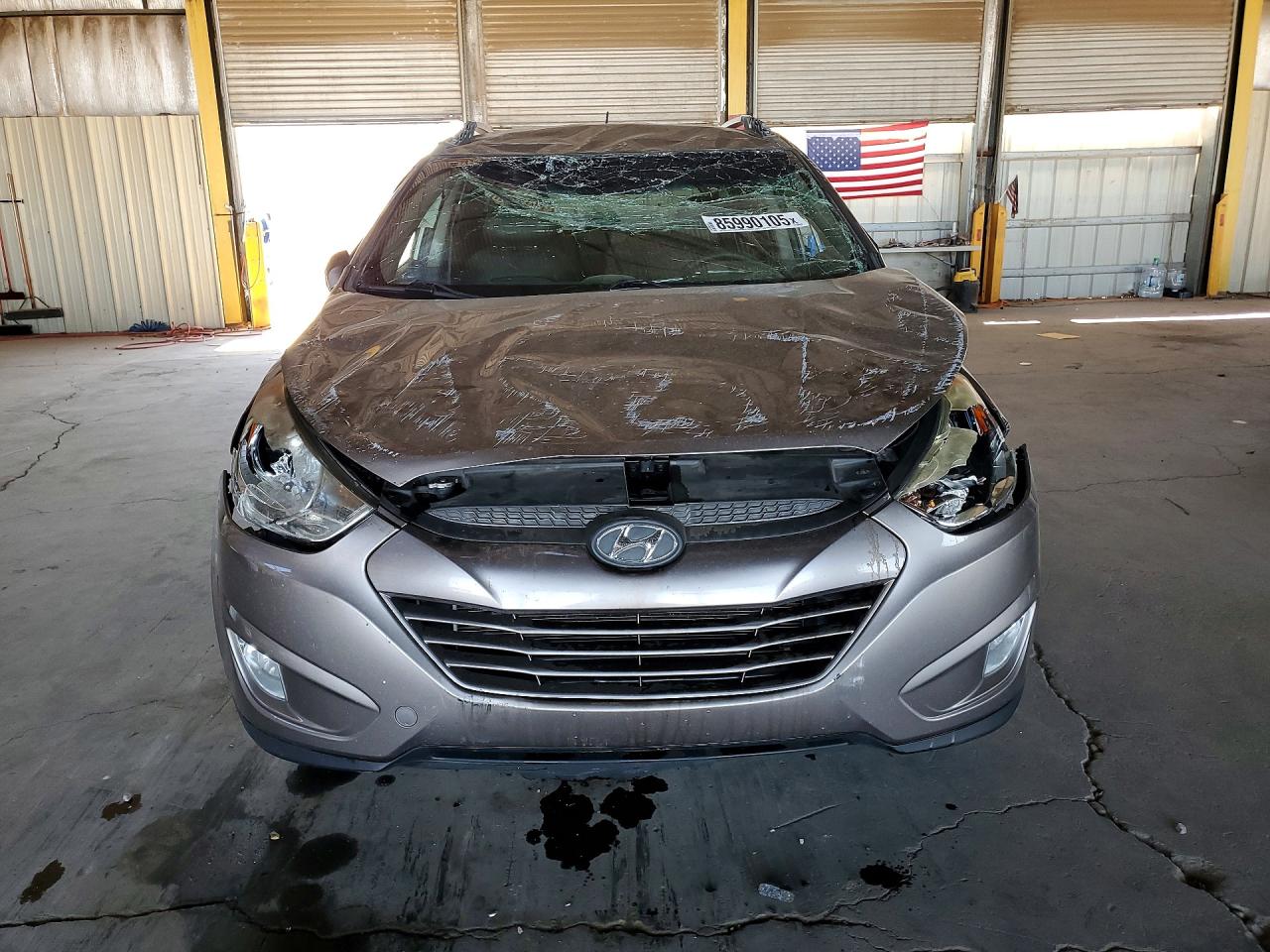 2013 Hyundai Tucson Gls Gray vin: KM8JU3AC7DU608711