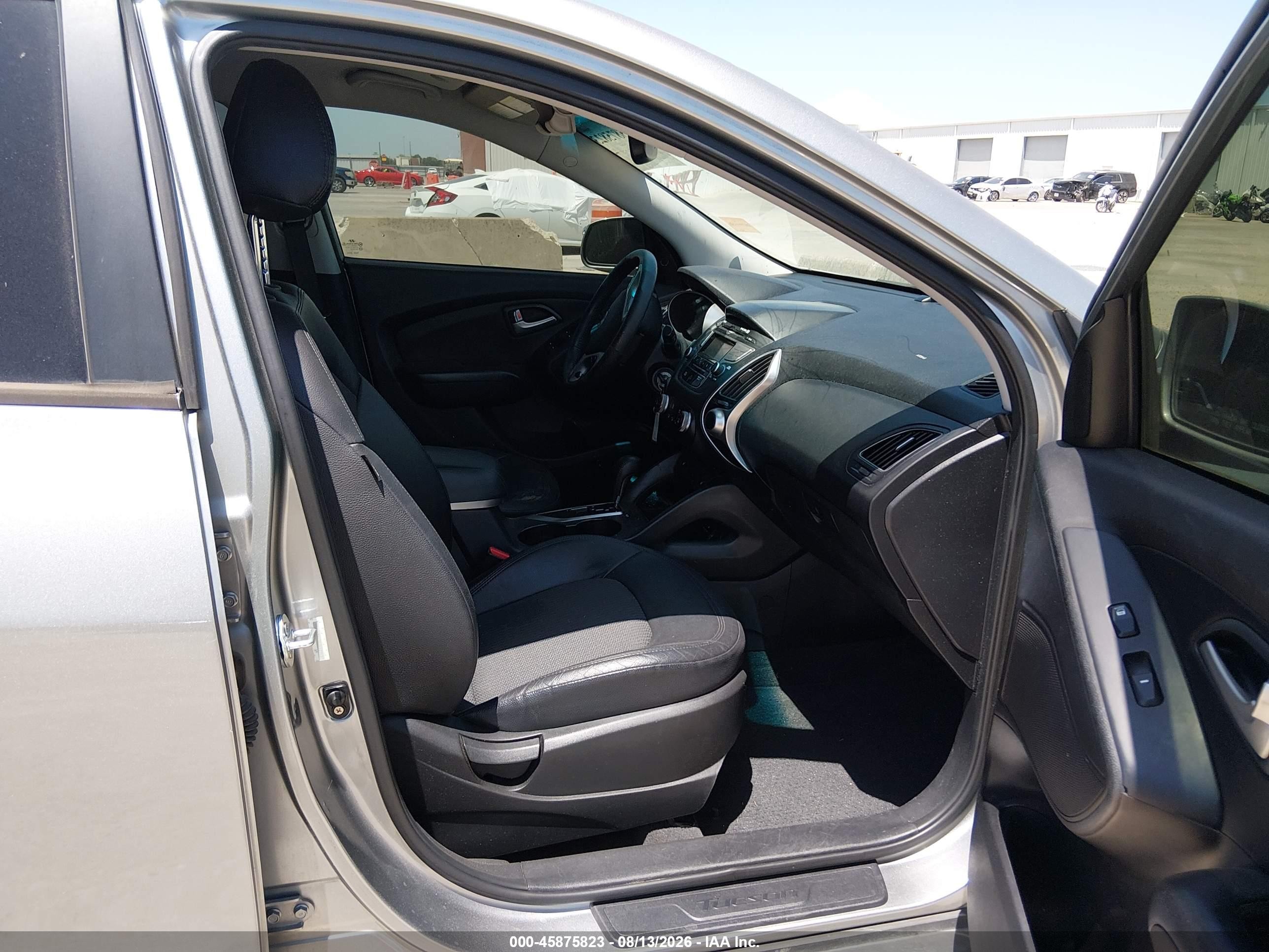 2013 Hyundai Tucson Gls Gray vin: KM8JU3AC7DU652353