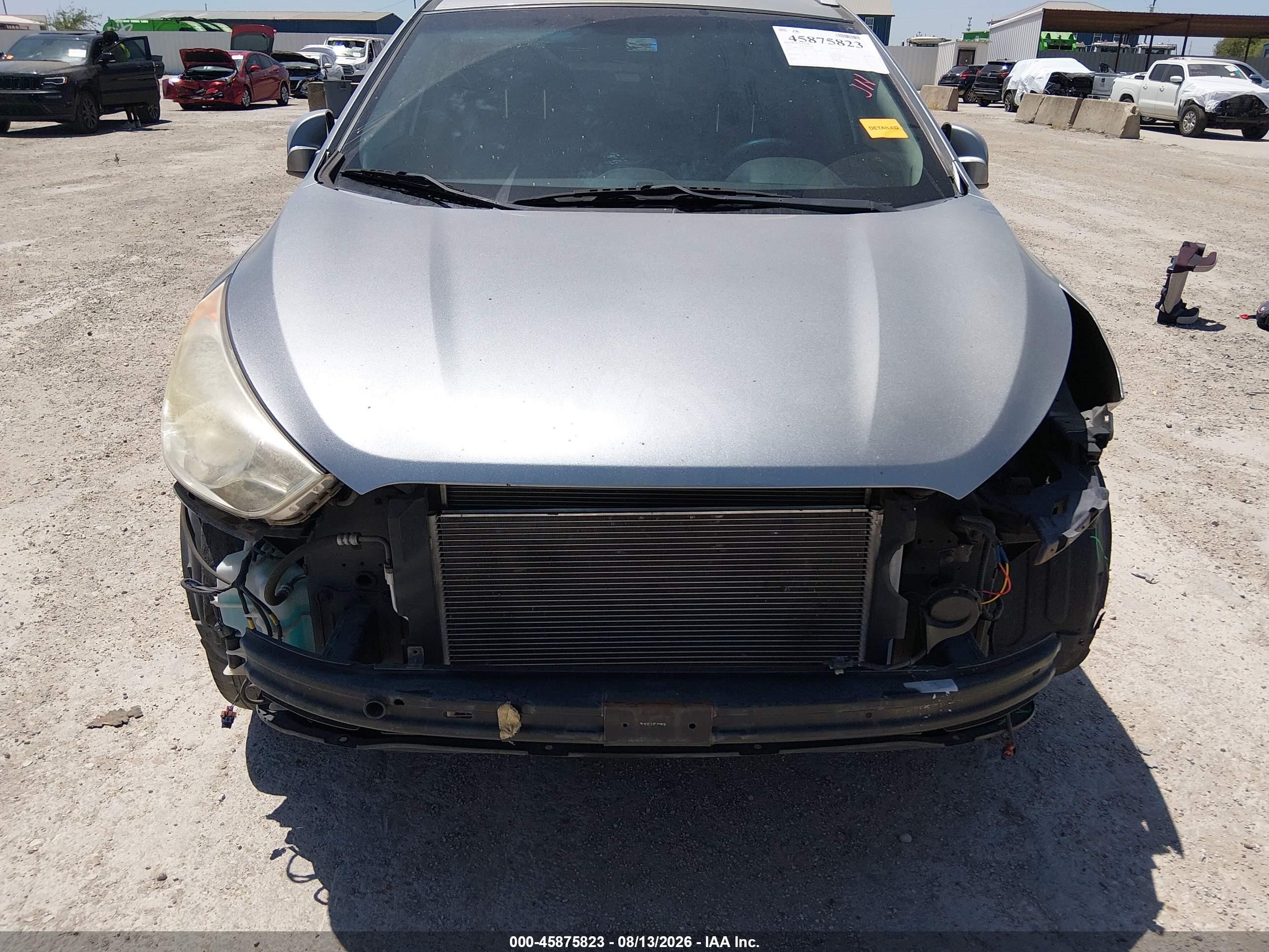 2013 Hyundai Tucson Gls Gray vin: KM8JU3AC7DU652353