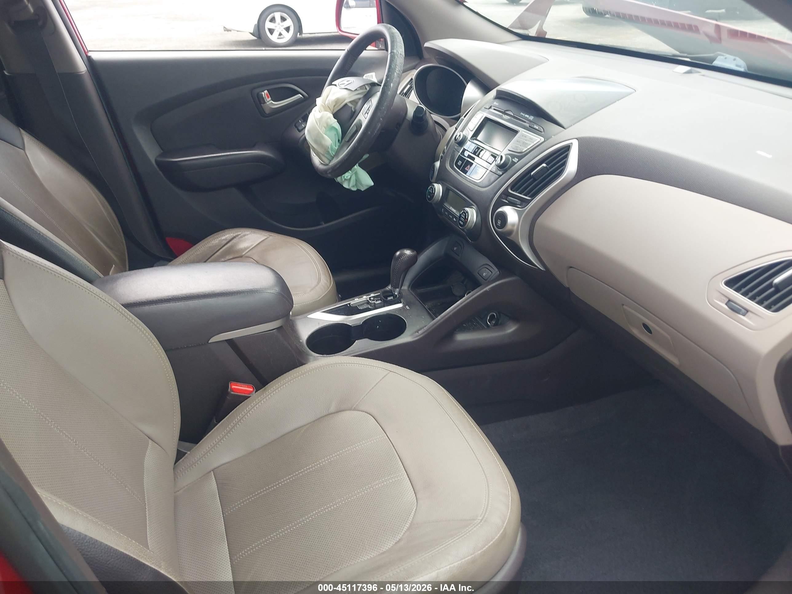2013 Hyundai Tucson Limited Red vin: KM8JU3AC7DU685563