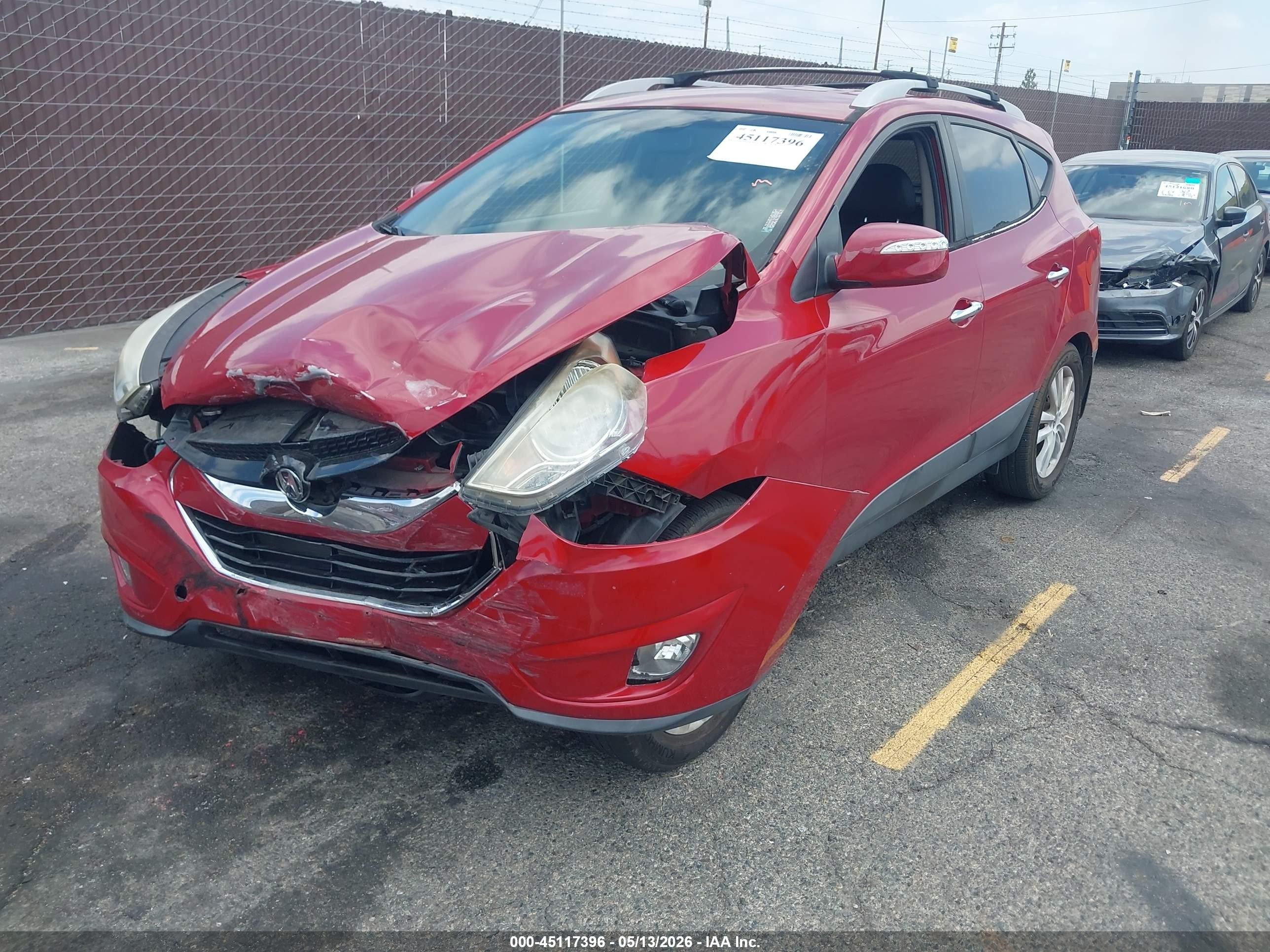 2013 Hyundai Tucson Limited Red vin: KM8JU3AC7DU685563