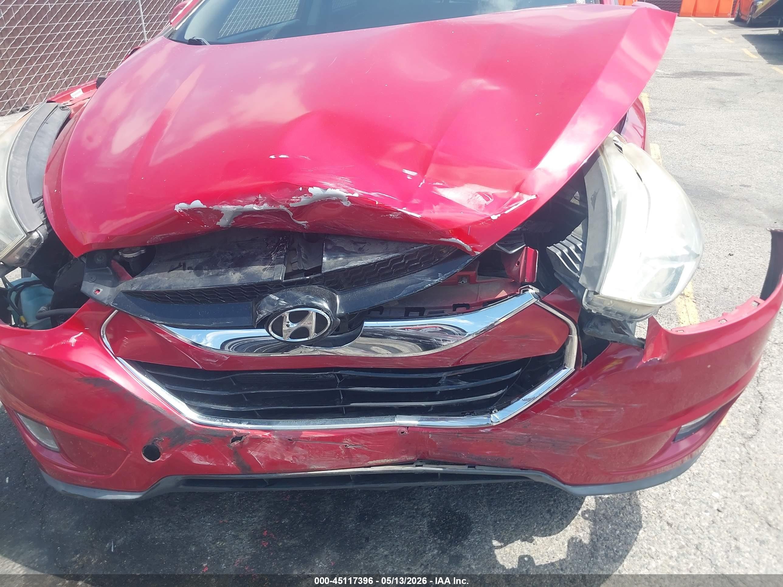2013 Hyundai Tucson Limited Red vin: KM8JU3AC7DU685563