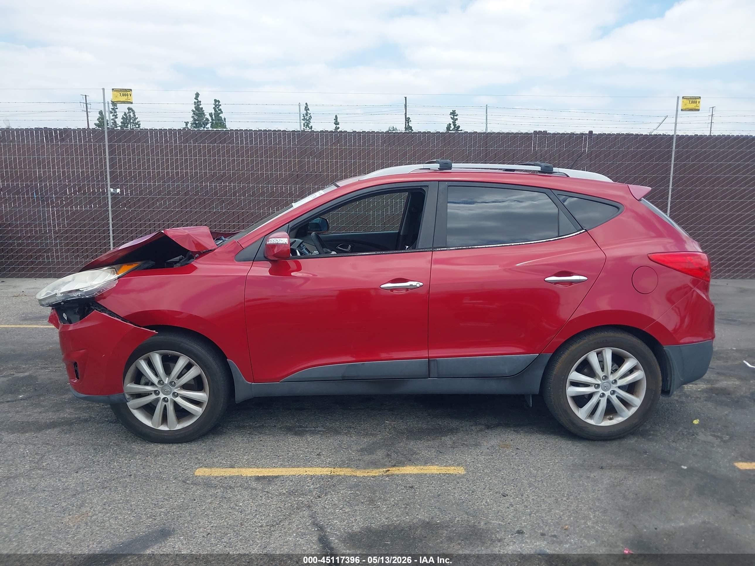 2013 Hyundai Tucson Limited Red vin: KM8JU3AC7DU685563