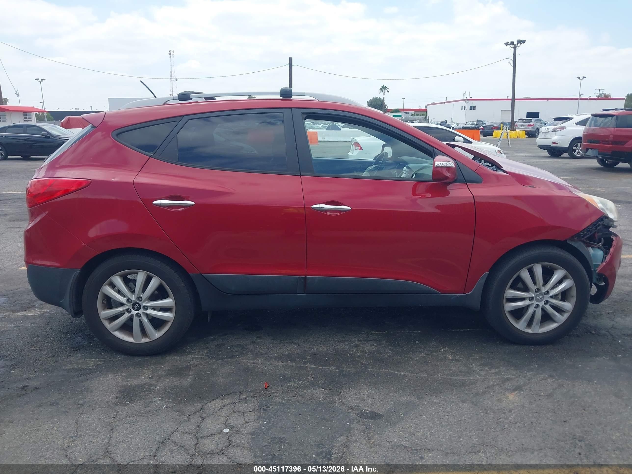 2013 Hyundai Tucson Limited Red vin: KM8JU3AC7DU685563
