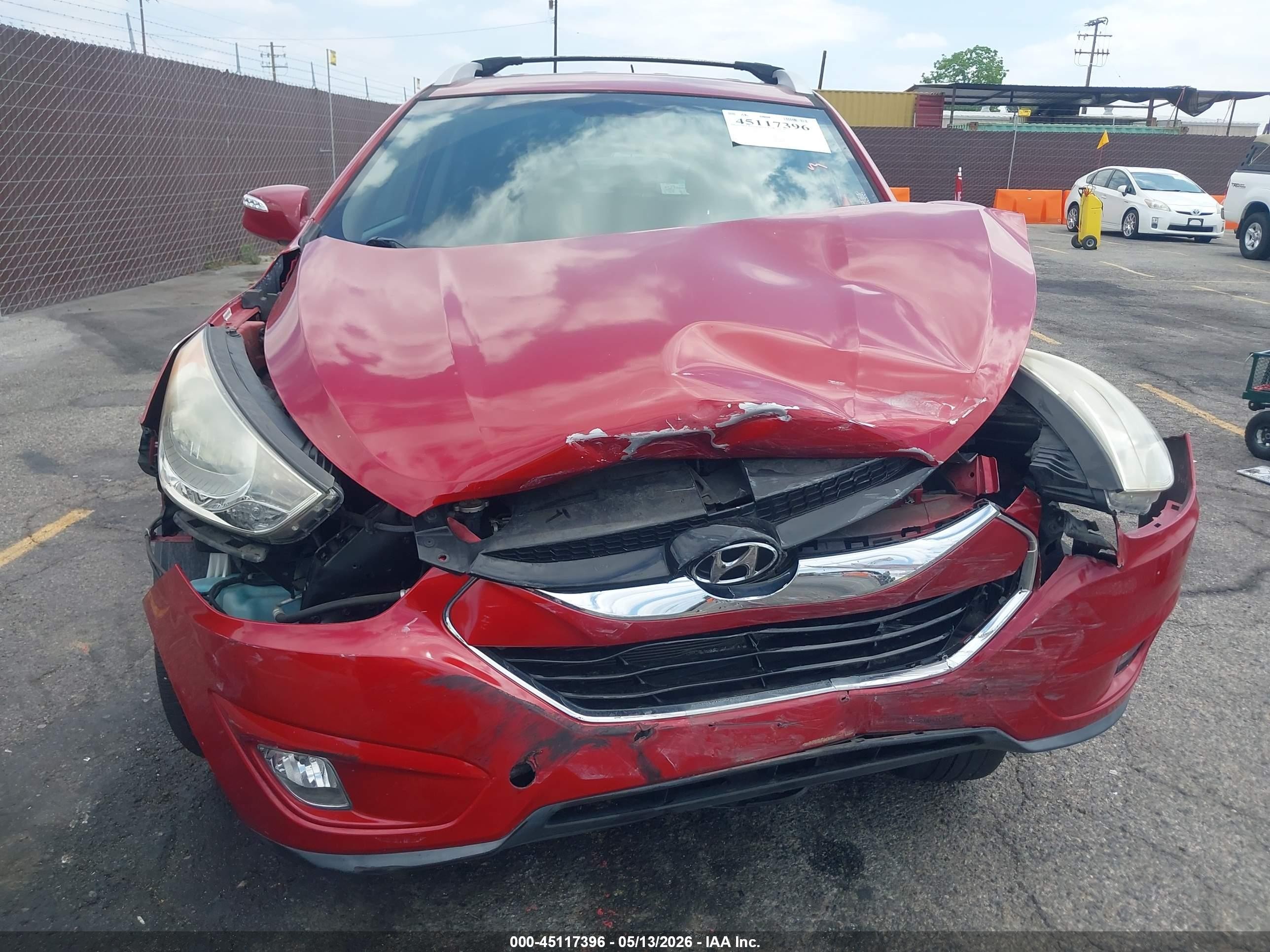 2013 Hyundai Tucson Limited Red vin: KM8JU3AC7DU685563