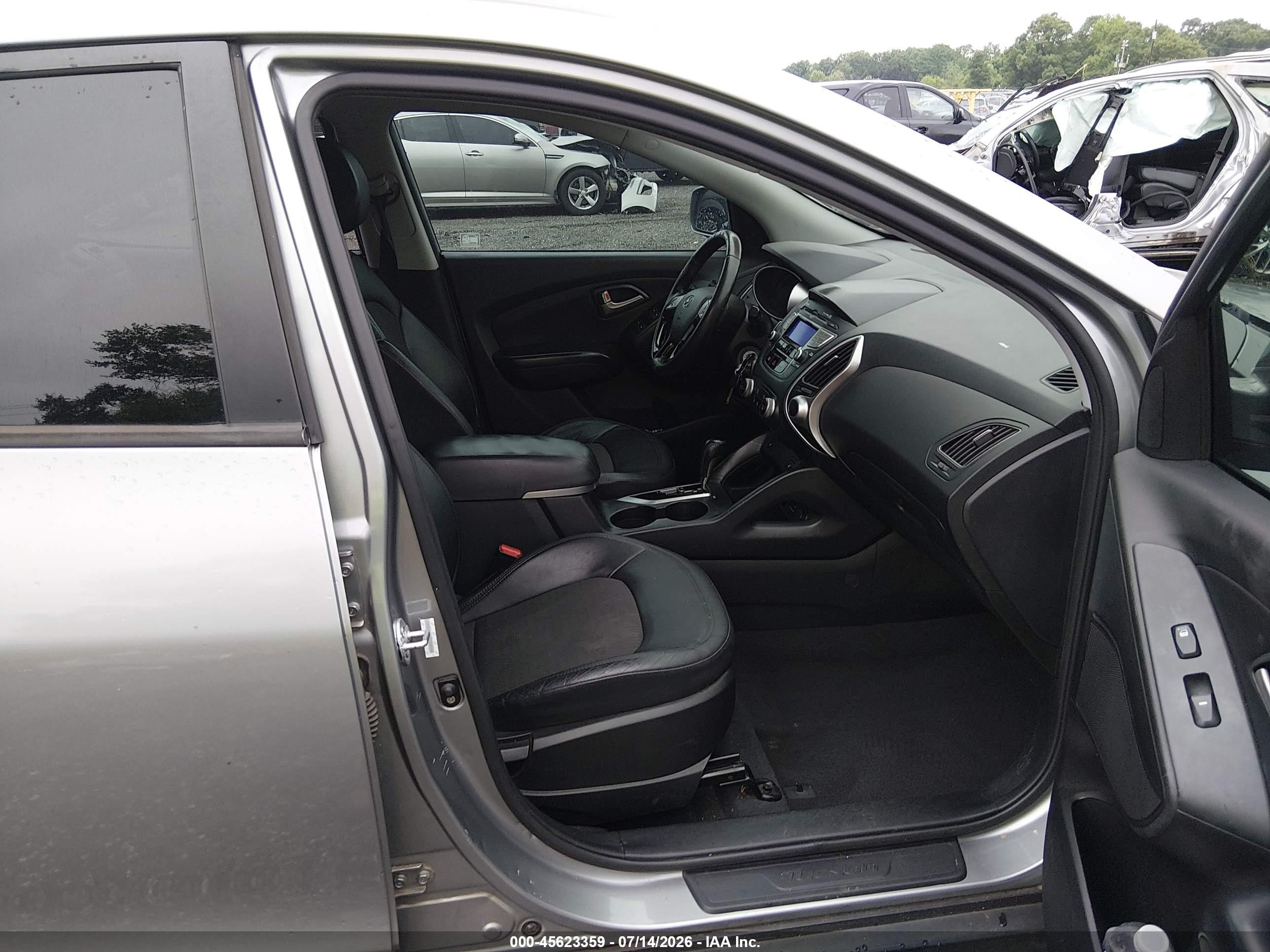 2013 Hyundai Tucson Gls Silver vin: KM8JU3AC7DU688799