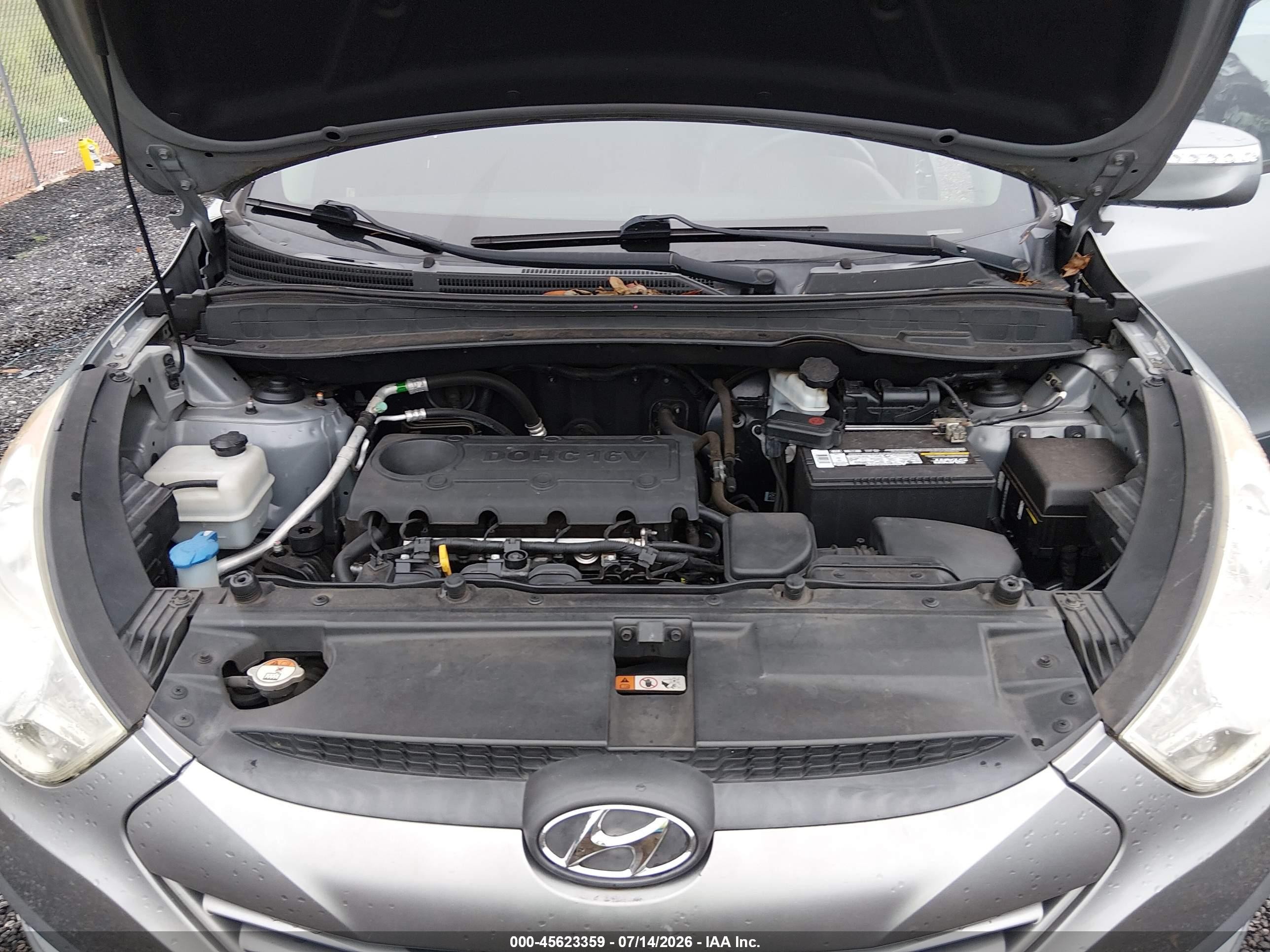 2013 Hyundai Tucson Gls Silver vin: KM8JU3AC7DU688799