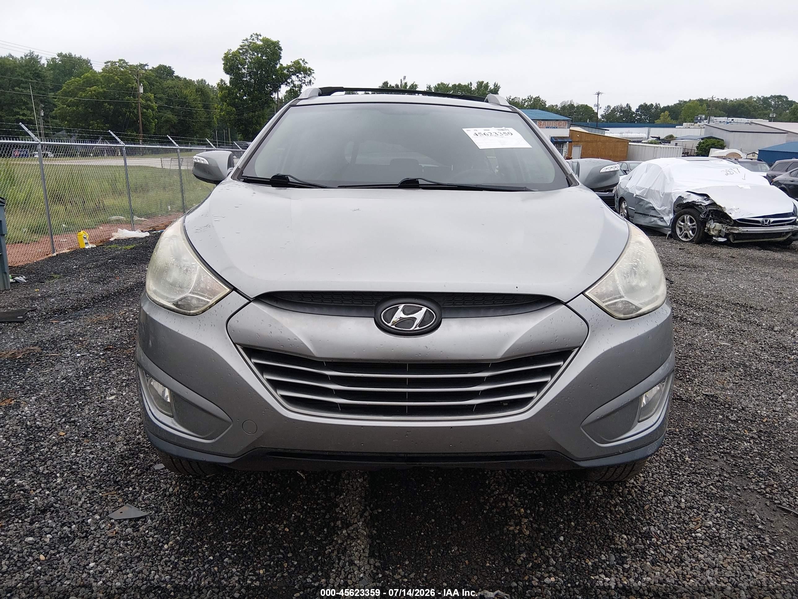 2013 Hyundai Tucson Gls Silver vin: KM8JU3AC7DU688799