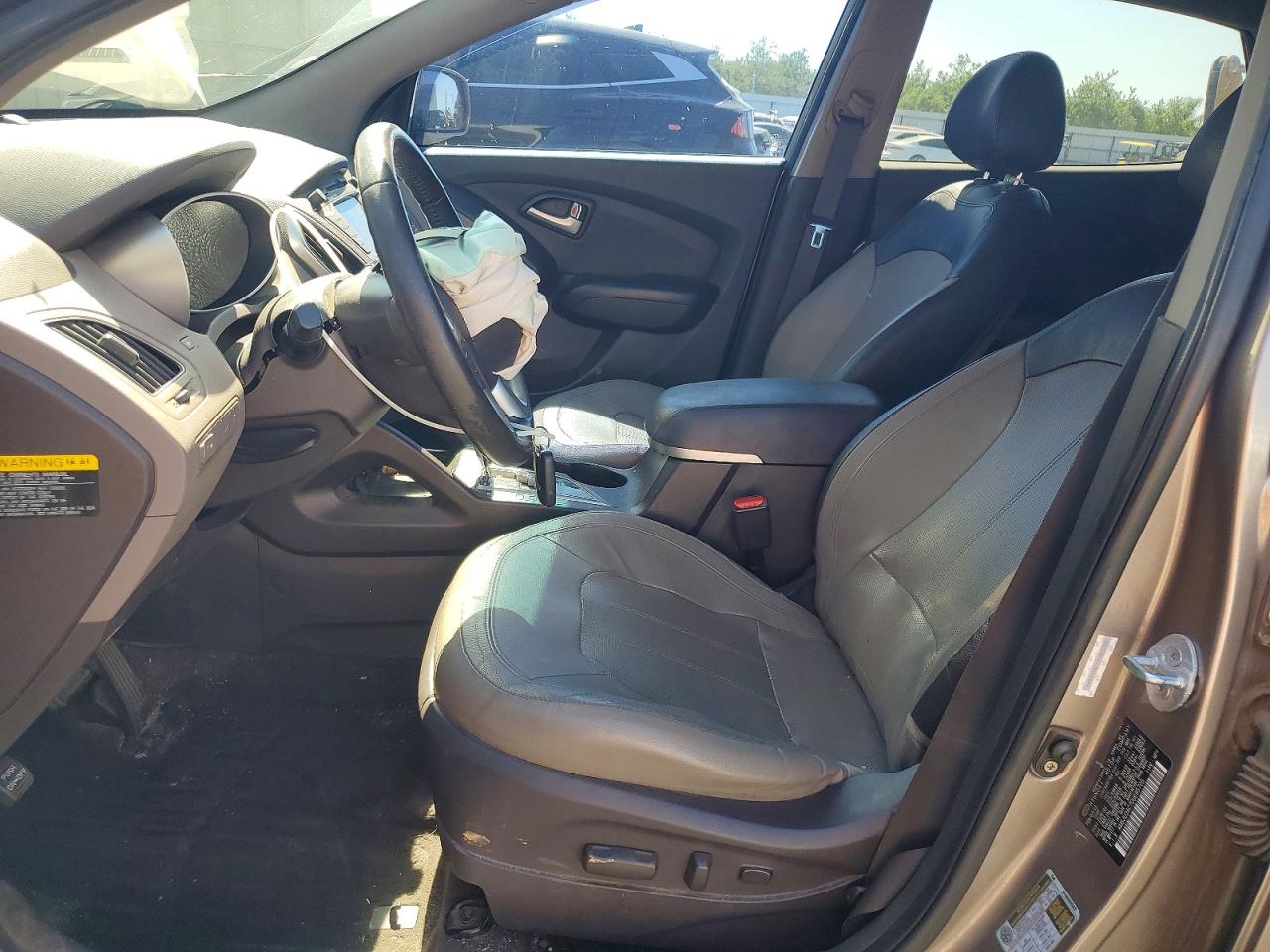 2013 Hyundai Tucson Limited Tan vin: KM8JU3AC7DU695705