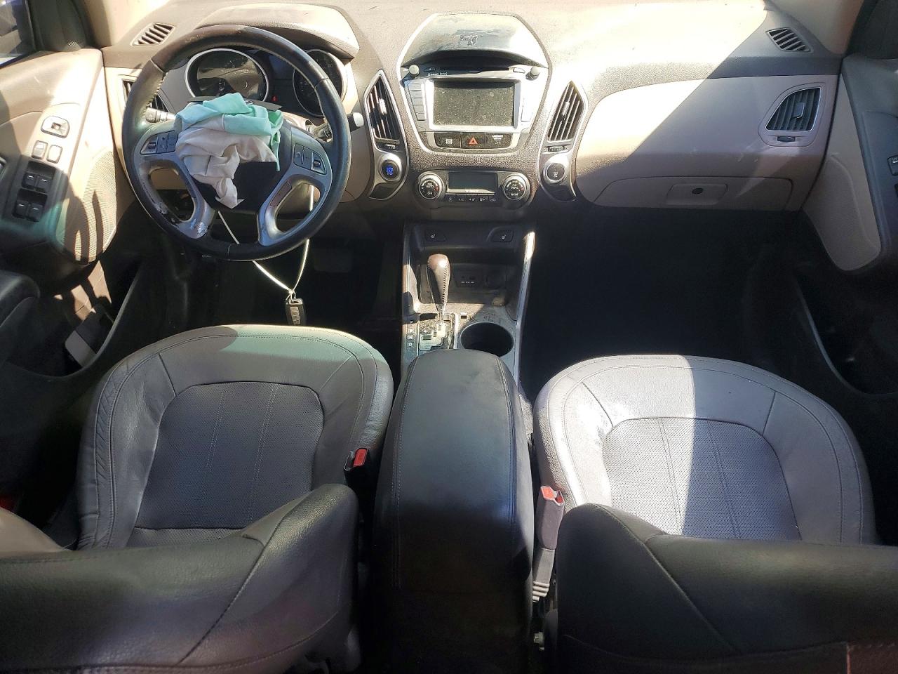 2013 Hyundai Tucson Limited Tan vin: KM8JU3AC7DU695705