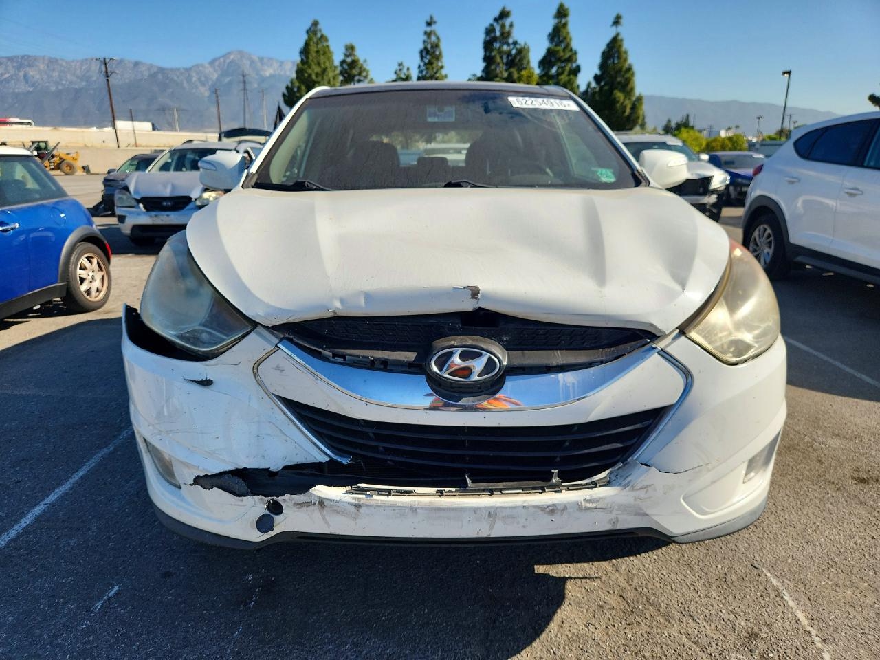 2013 Hyundai Tucson Limited White vin: KM8JU3AC7DU716178