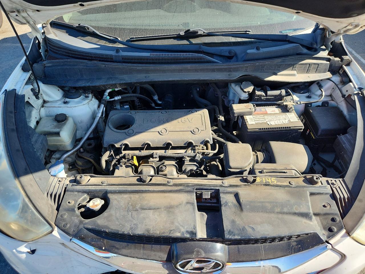 2013 Hyundai Tucson Limited White vin: KM8JU3AC7DU716178