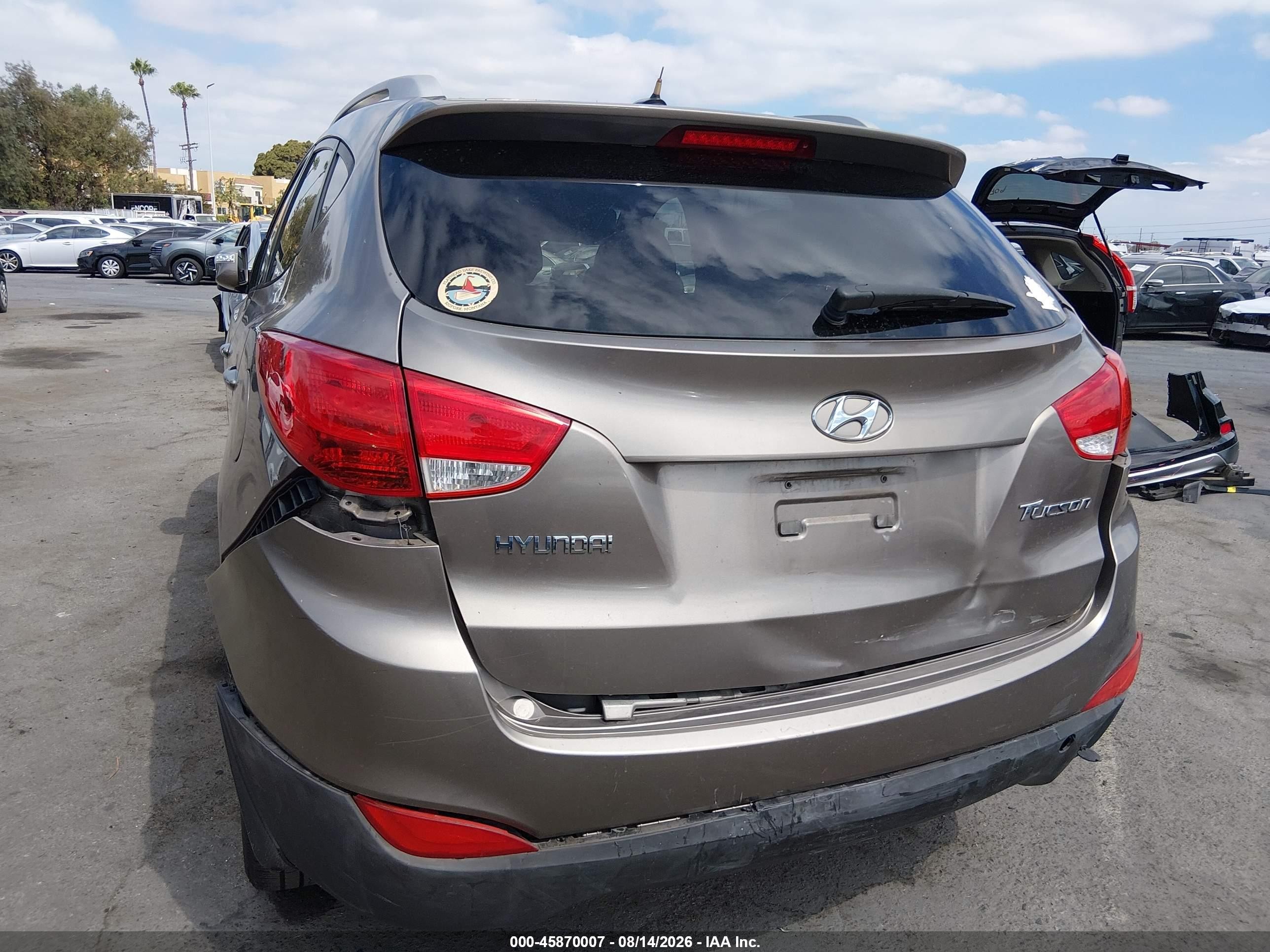 2013 Hyundai Tucson Gls Коричневый vin: KM8JU3AC7DU717217