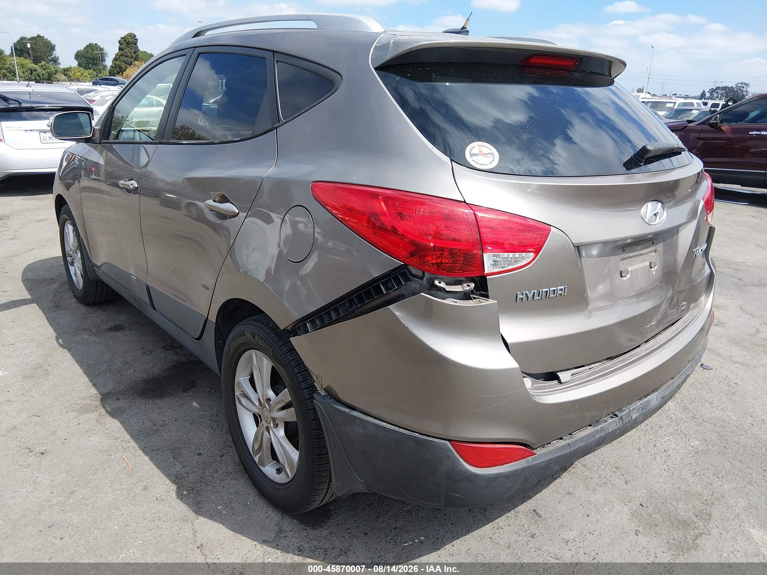 2013 Hyundai Tucson Gls Коричневый vin: KM8JU3AC7DU717217
