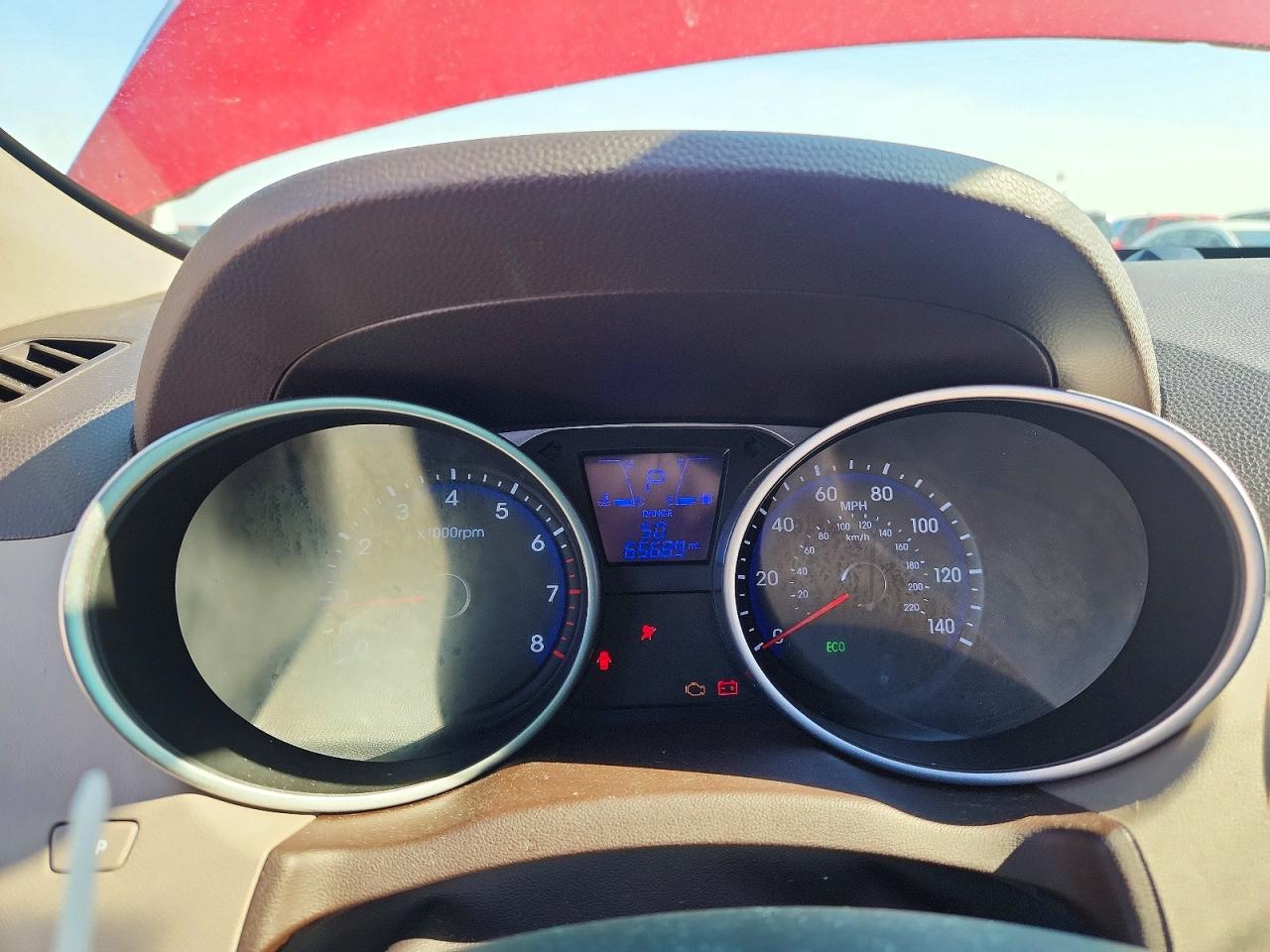 2013 Hyundai Tucson Limited Красный vin: KM8JU3AC7DU726502