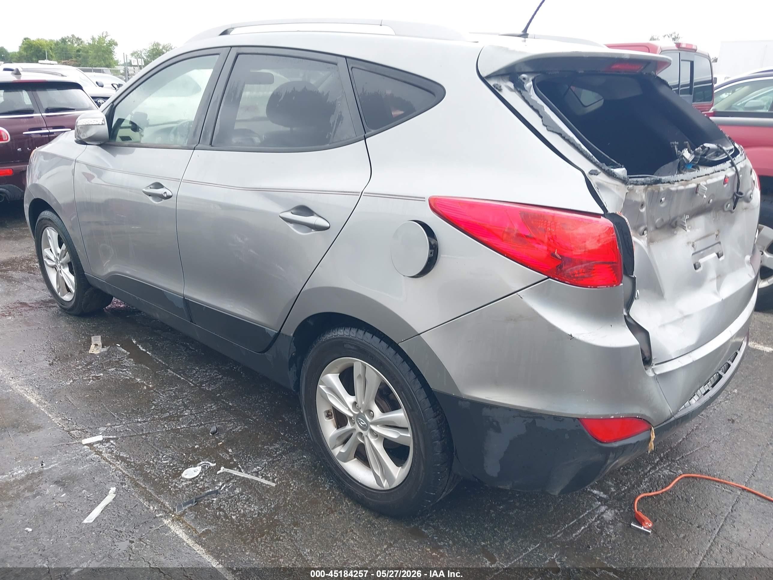 2013 Hyundai Tucson Gls Gray vin: KM8JU3AC7DU732896