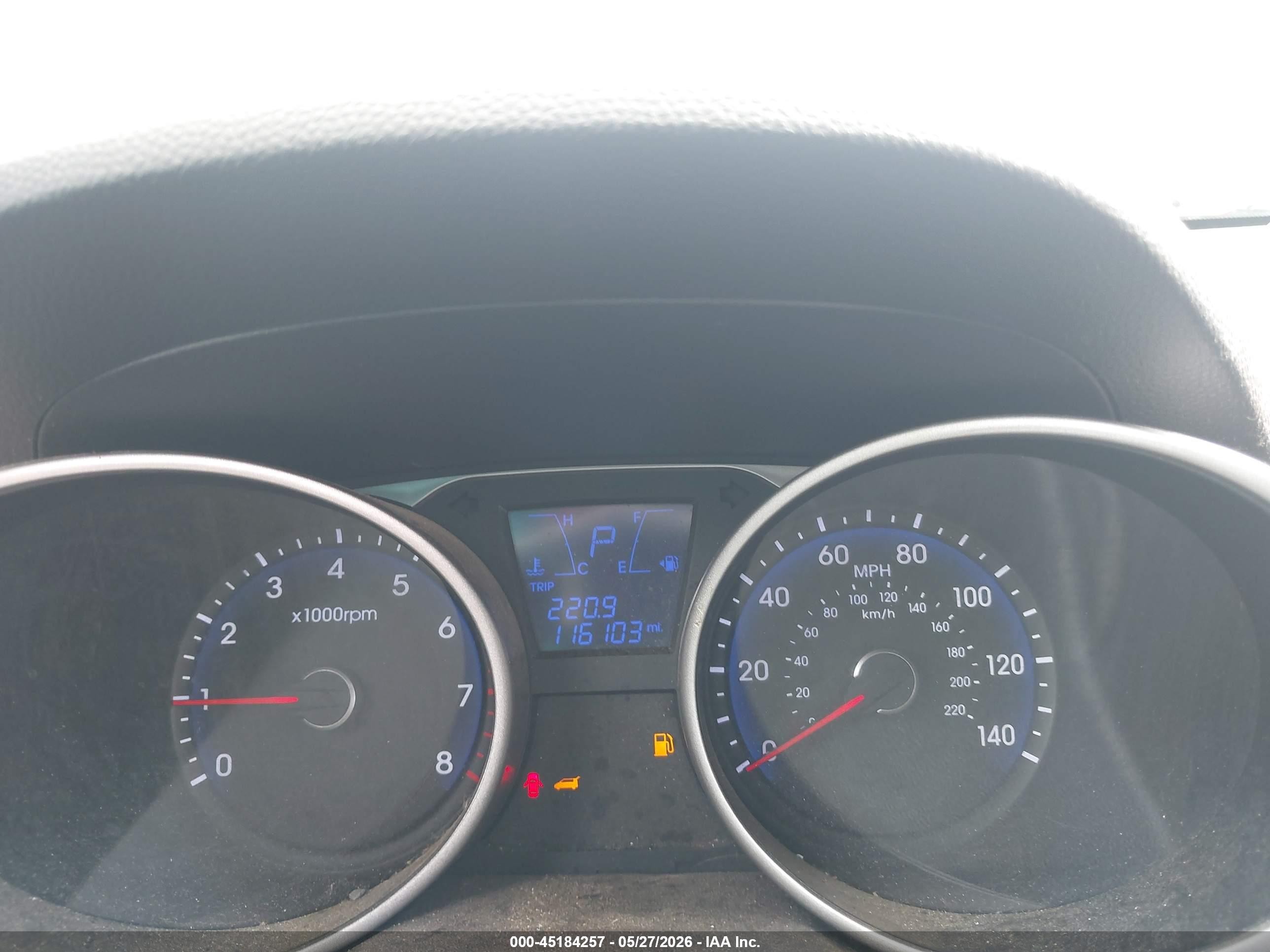 2013 Hyundai Tucson Gls Gray vin: KM8JU3AC7DU732896