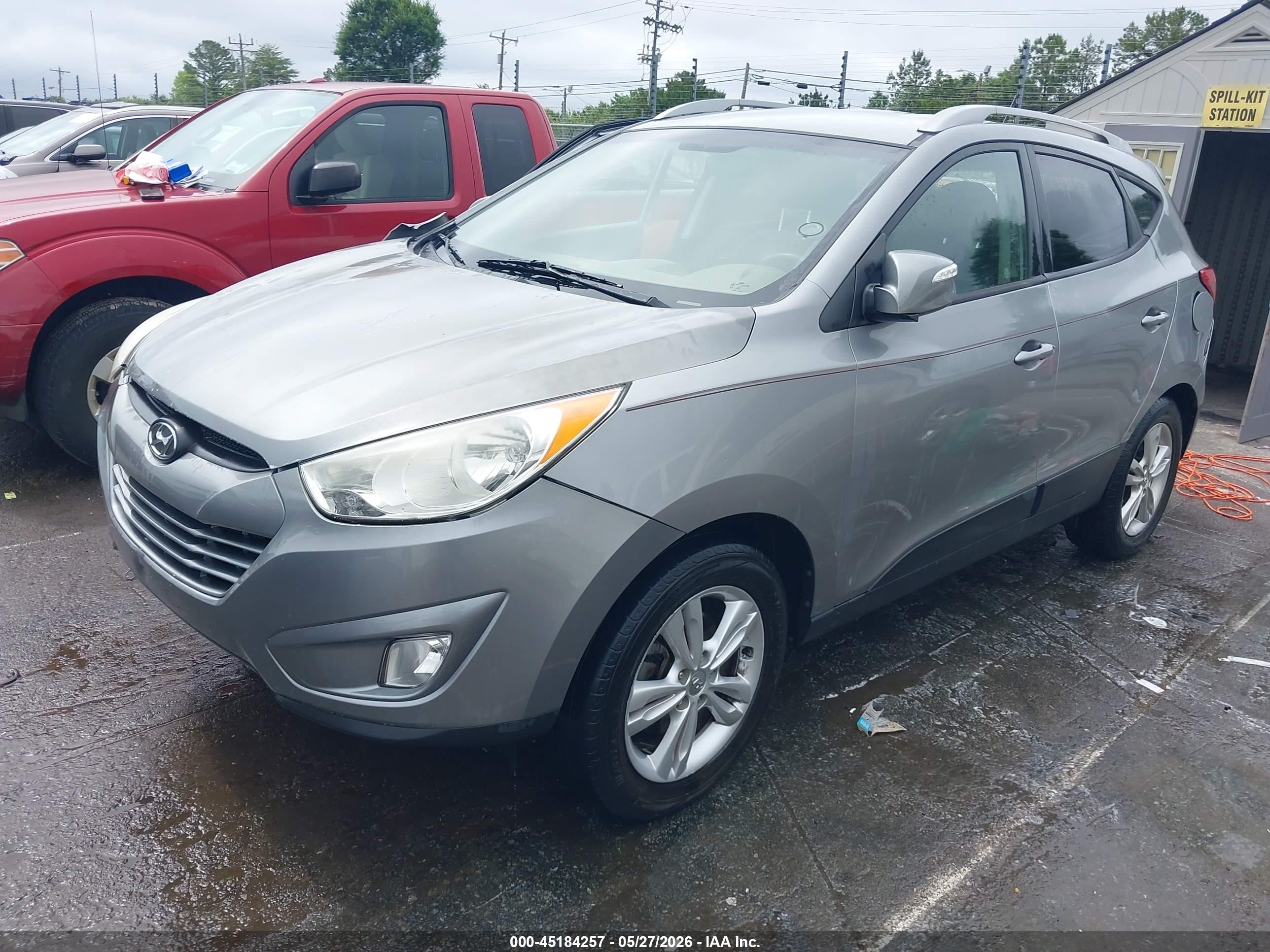 2013 Hyundai Tucson Gls Gray vin: KM8JU3AC7DU732896