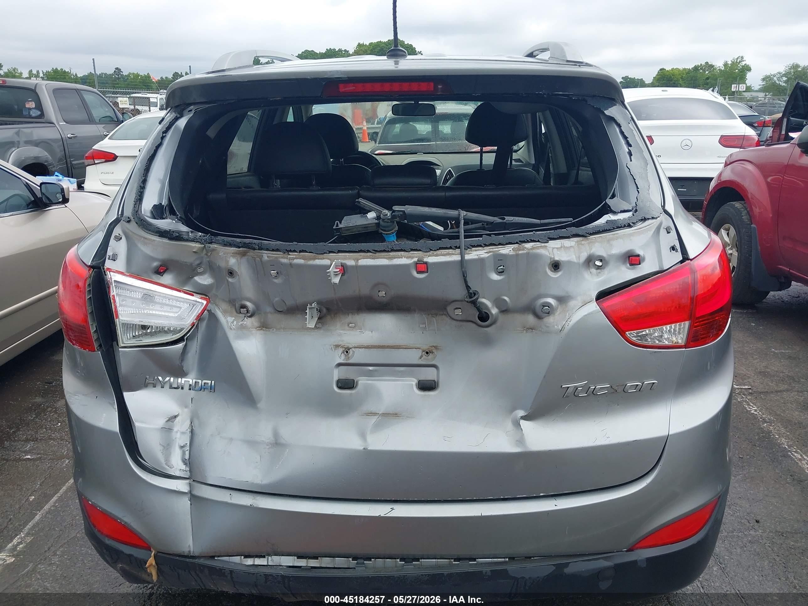 2013 Hyundai Tucson Gls Gray vin: KM8JU3AC7DU732896