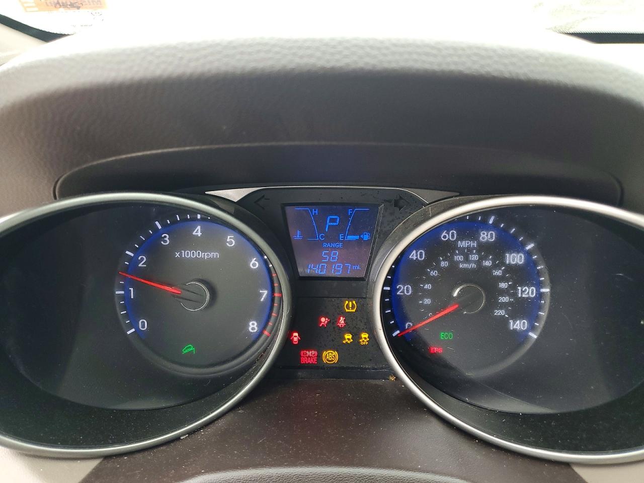 2010 Hyundai Tucson Blue vin: KM8JU3AC8AU064473