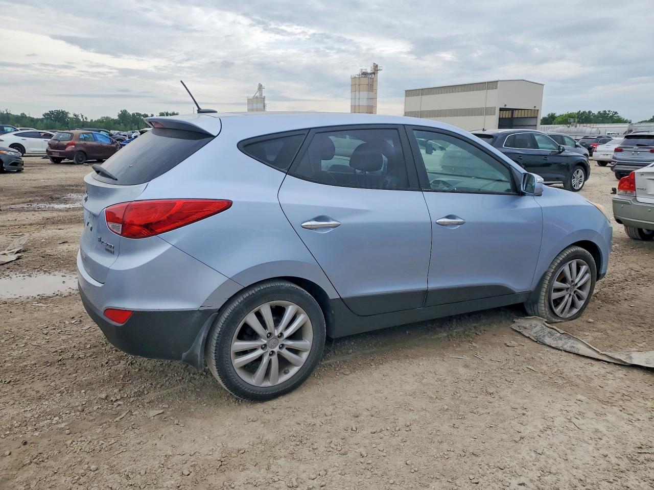 2010 Hyundai Tucson Blue vin: KM8JU3AC8AU064473