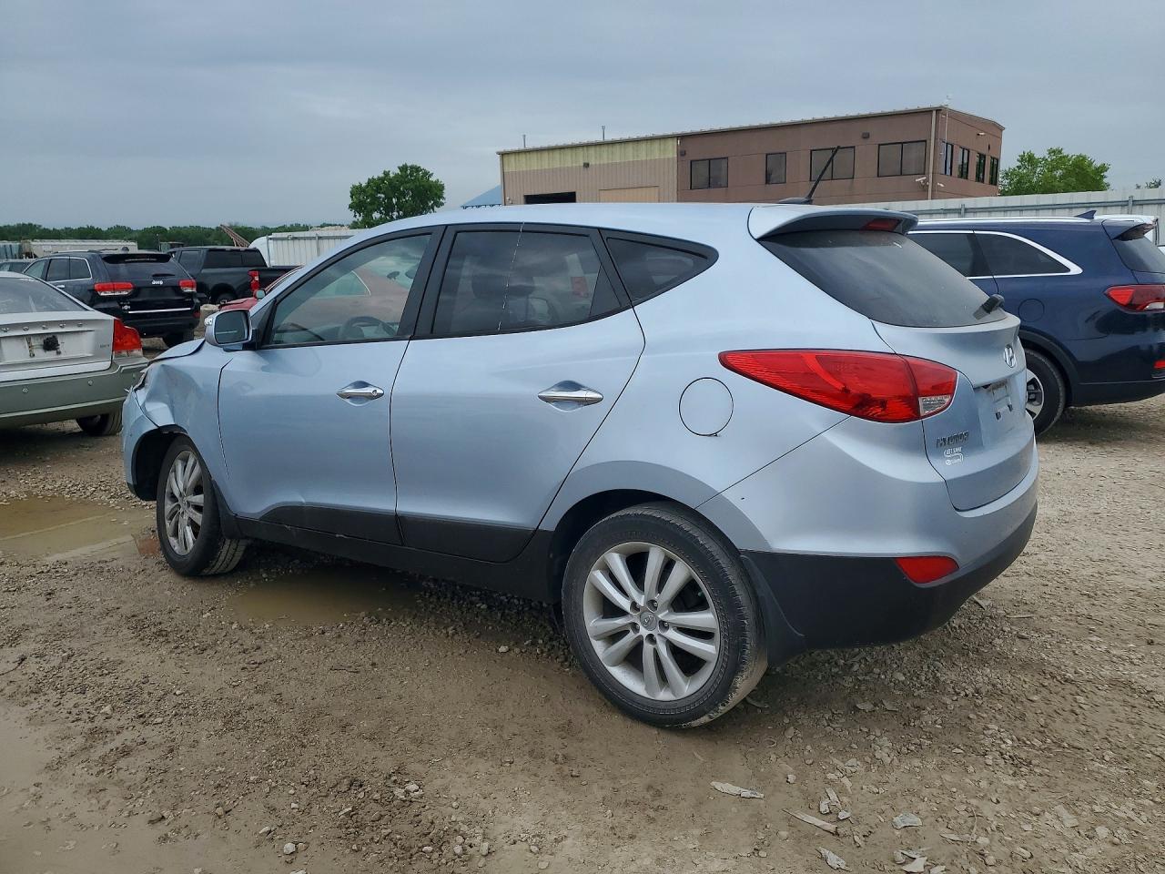 2010 Hyundai Tucson Blue vin: KM8JU3AC8AU064473