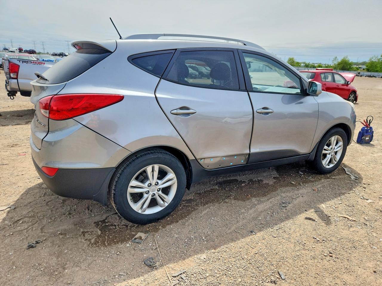 2011 Hyundai Tucson Gls Silver vin: KM8JU3AC8BU128089