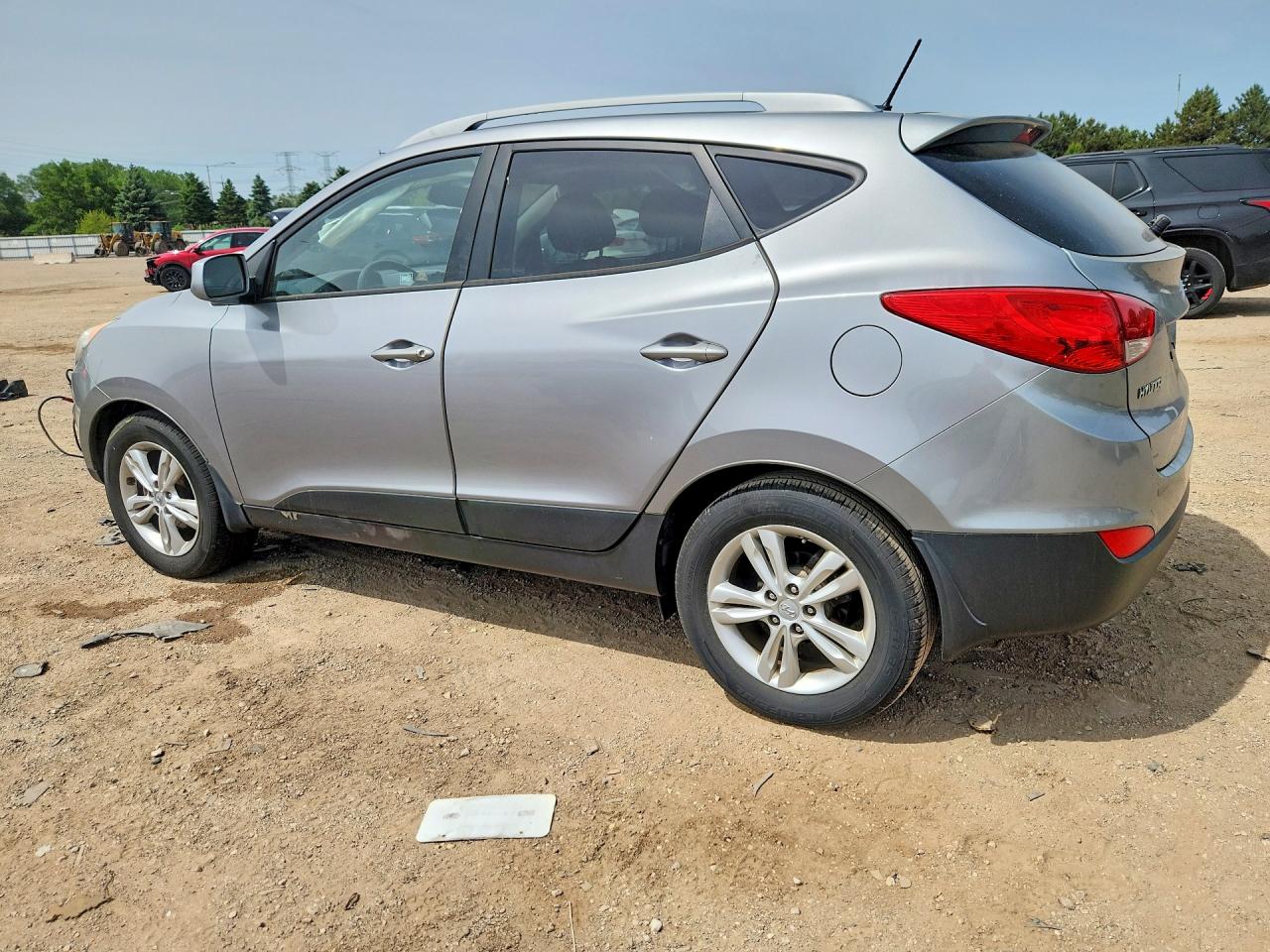2011 Hyundai Tucson Gls Silver vin: KM8JU3AC8BU128089