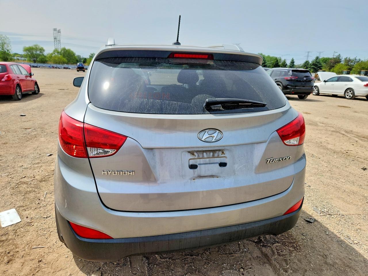 2011 Hyundai Tucson Gls Silver vin: KM8JU3AC8BU128089