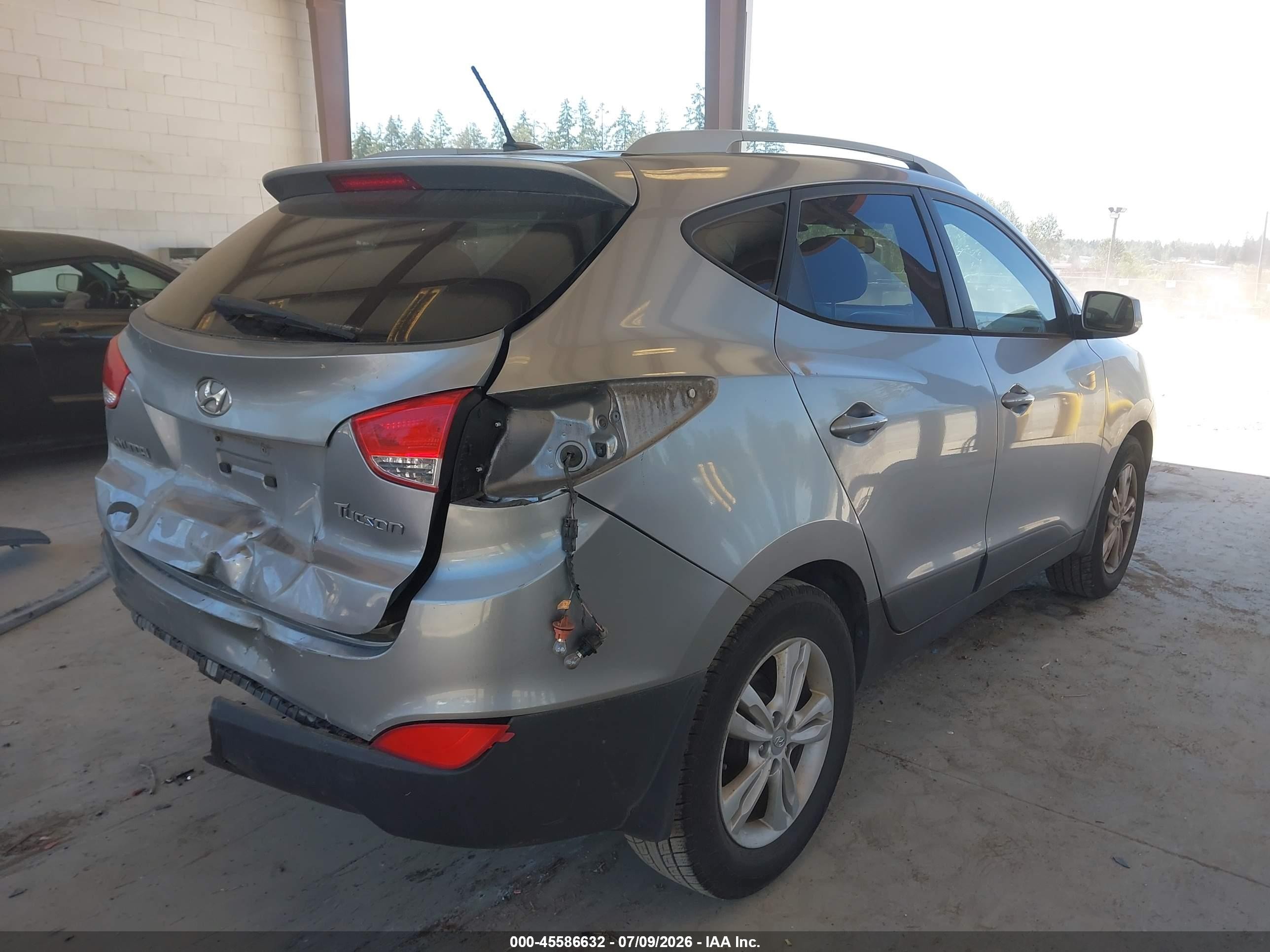 2011 Hyundai Tucson Gls Серый vin: KM8JU3AC8BU128870
