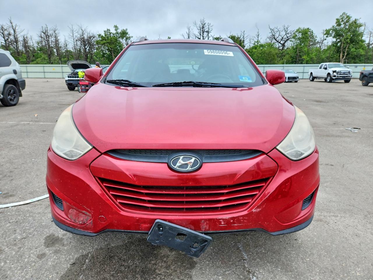 2011 Hyundai Tucson Gls Red vin: KM8JU3AC8BU143093