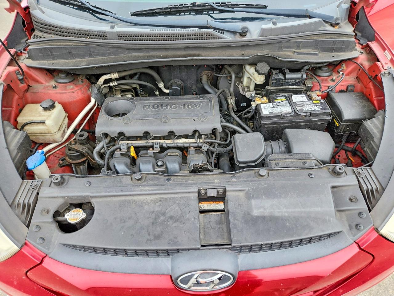 2011 Hyundai Tucson Gls Red vin: KM8JU3AC8BU143093