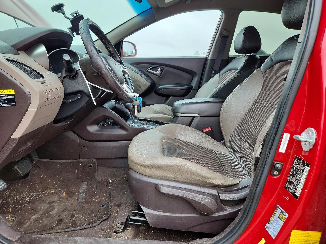 2011 Hyundai Tucson Gls Red vin: KM8JU3AC8BU143093