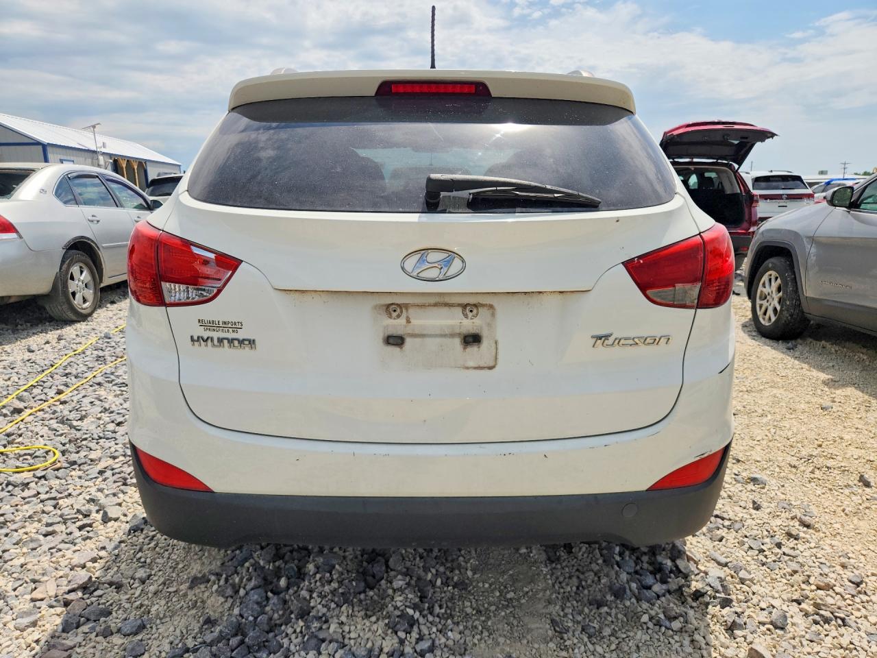 2011 Hyundai Tucson Gls Белый vin: KM8JU3AC8BU201039