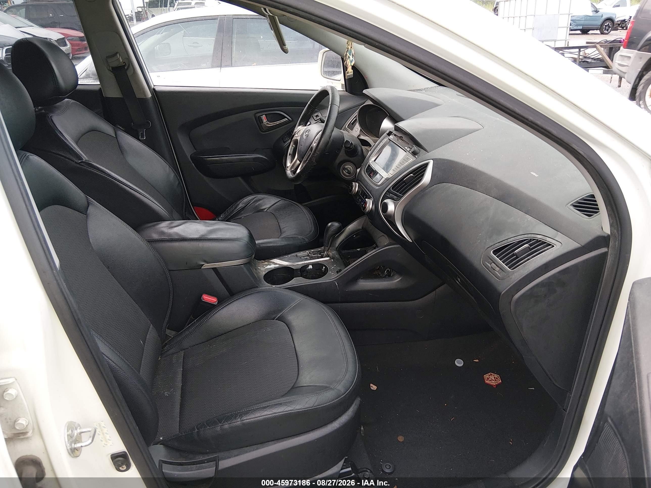 2011 Hyundai Tucson Gls White vin: KM8JU3AC8BU225339