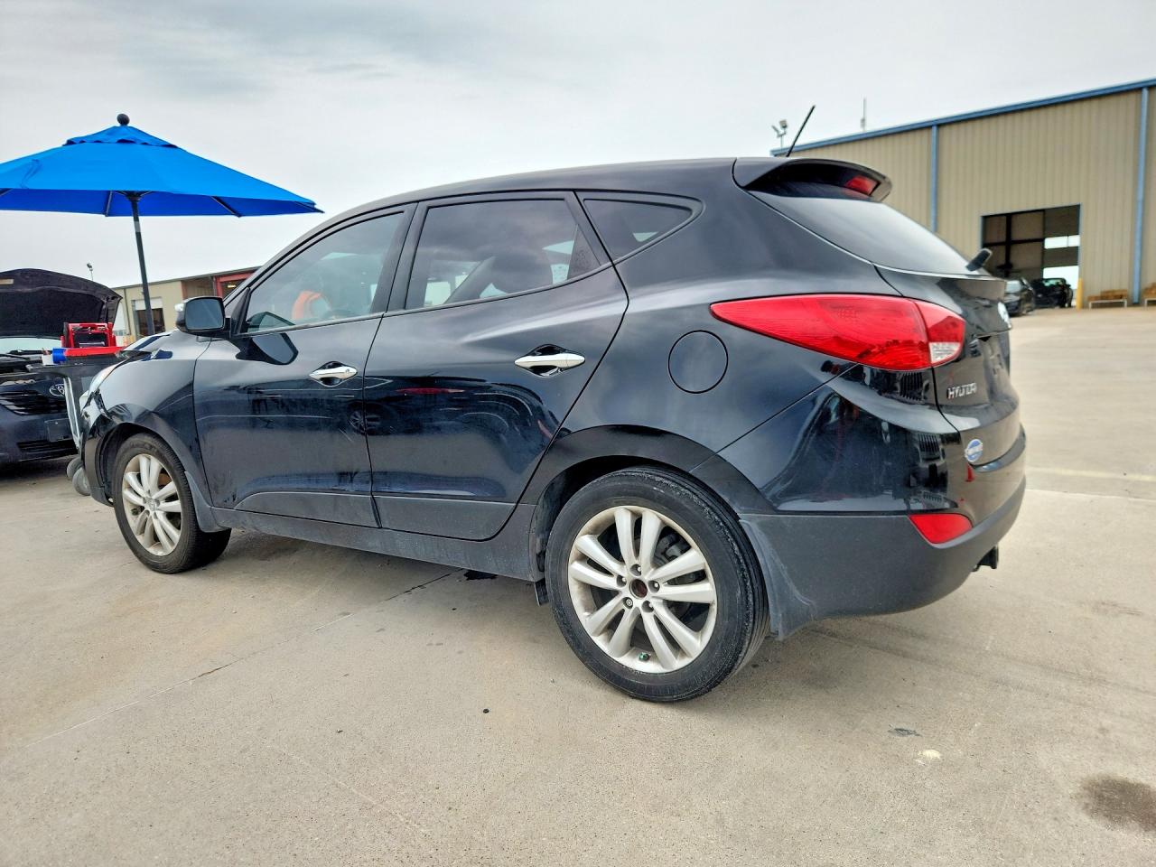 2011 Hyundai Tucson Limited Black vin: KM8JU3AC8BU229701