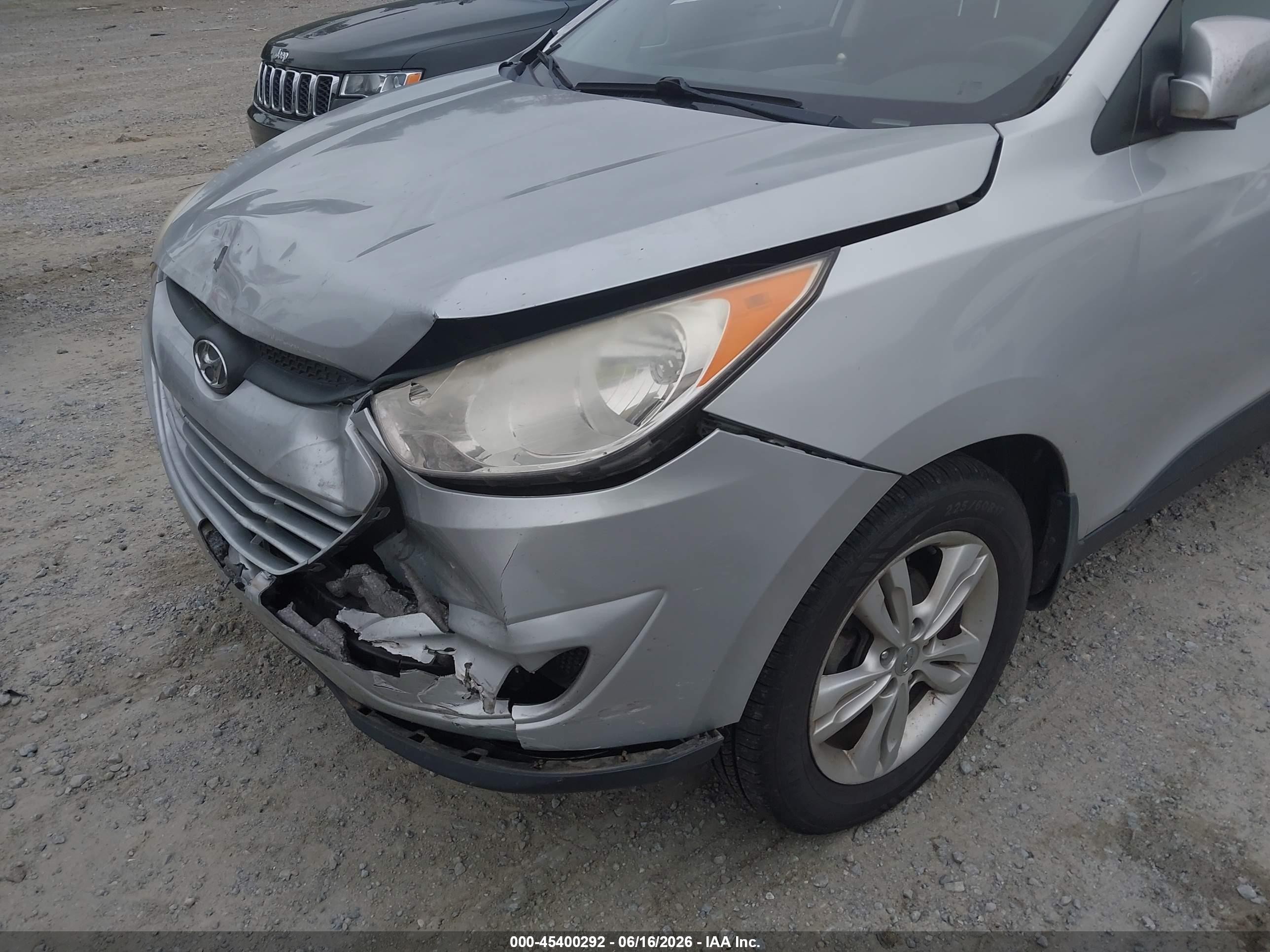2011 Hyundai Tucson Gls Silver vin: KM8JU3AC8BU258129