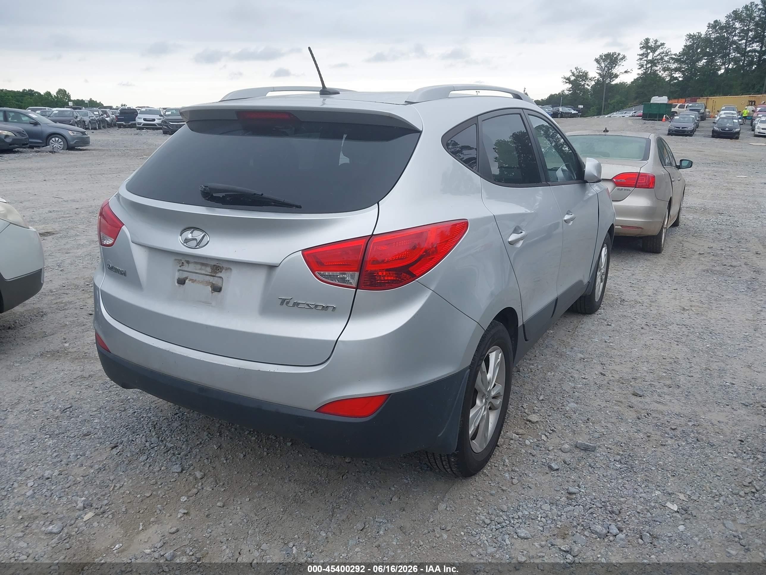 2011 Hyundai Tucson Gls Silver vin: KM8JU3AC8BU258129