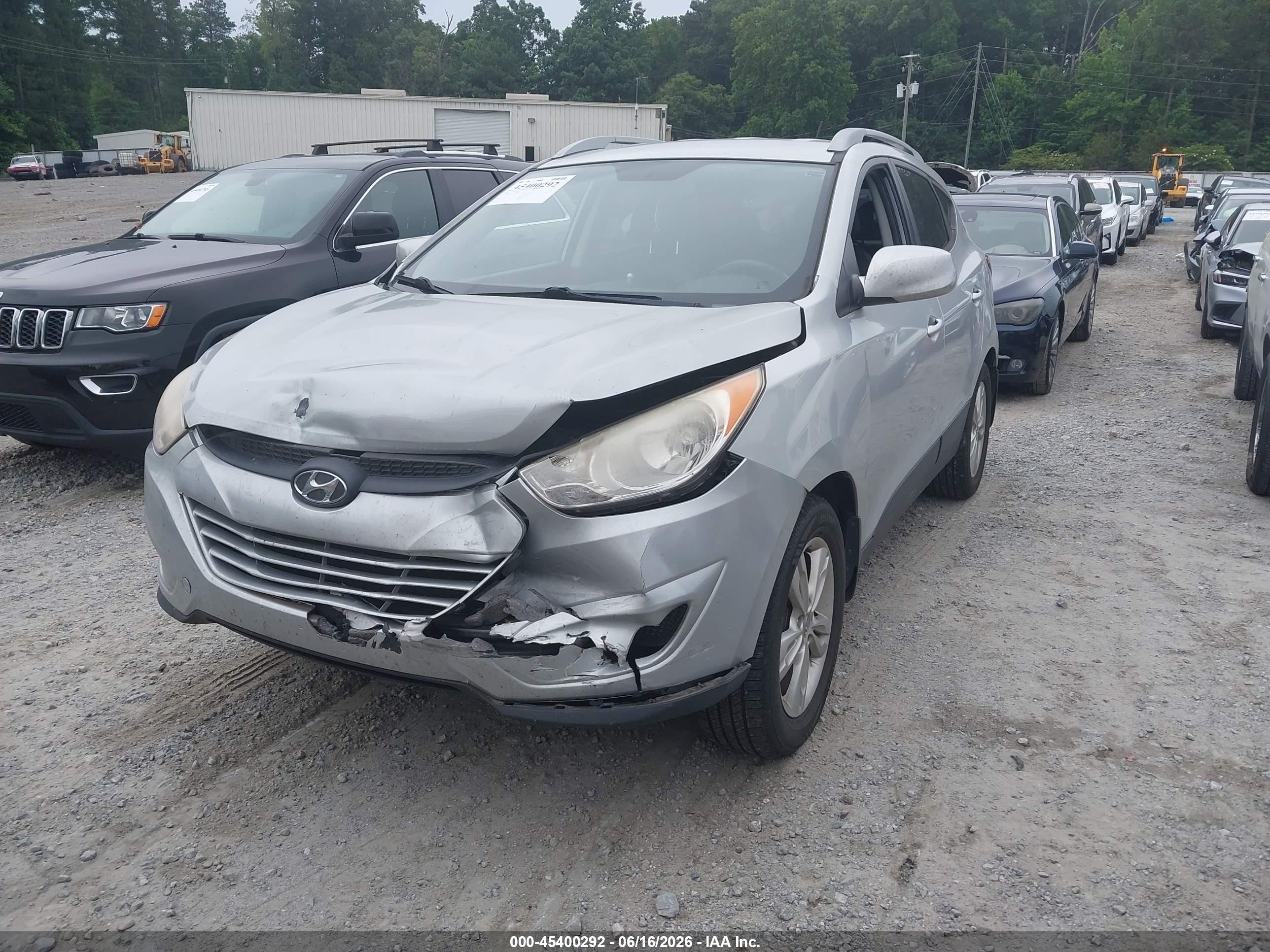 2011 Hyundai Tucson Gls Silver vin: KM8JU3AC8BU258129