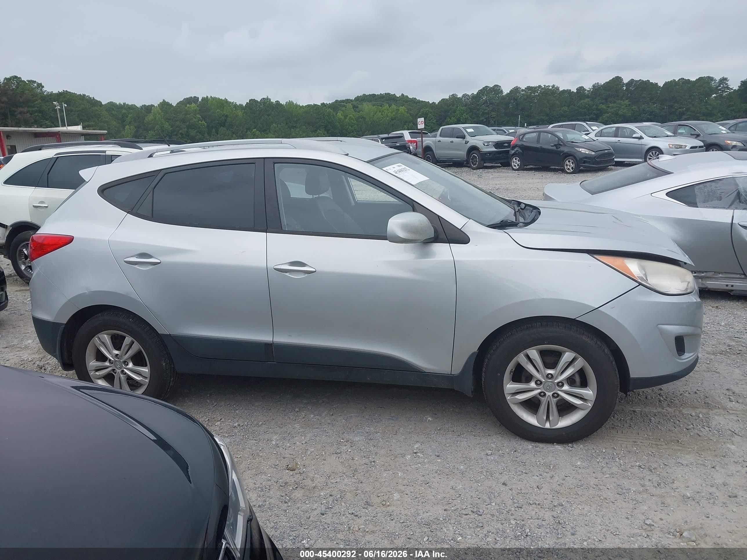 2011 Hyundai Tucson Gls Silver vin: KM8JU3AC8BU258129