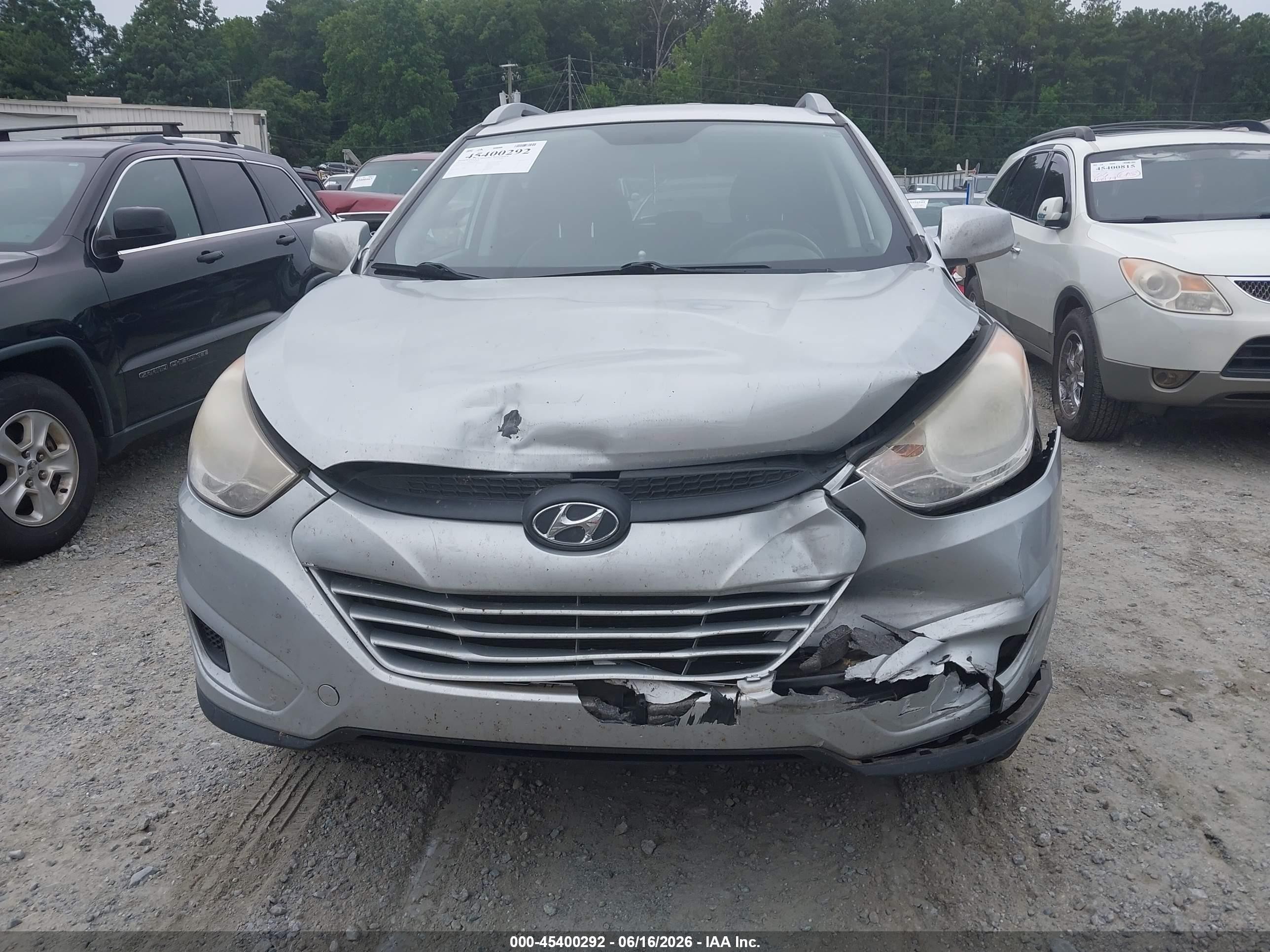 2011 Hyundai Tucson Gls Silver vin: KM8JU3AC8BU258129