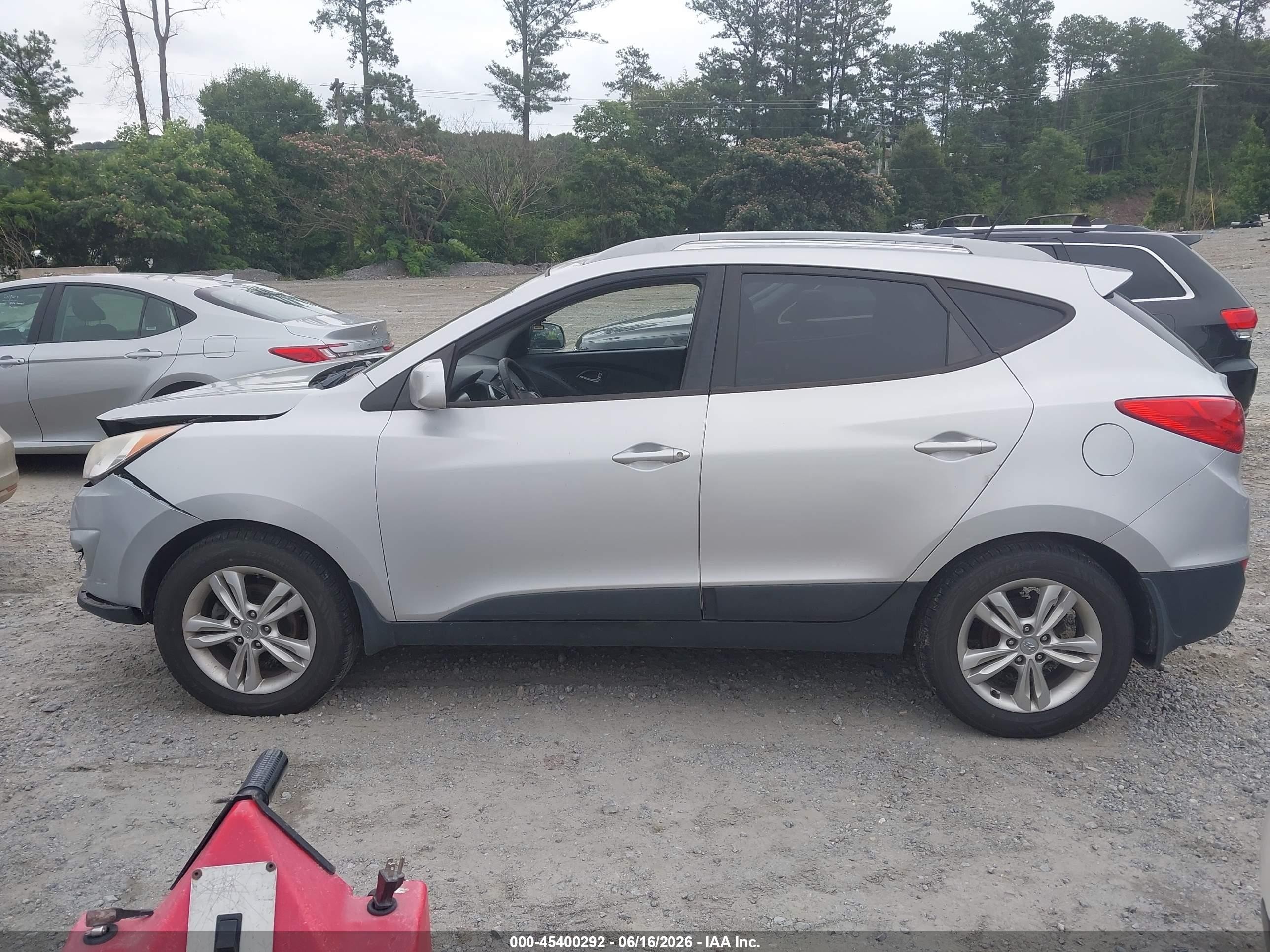 2011 Hyundai Tucson Gls Silver vin: KM8JU3AC8BU258129