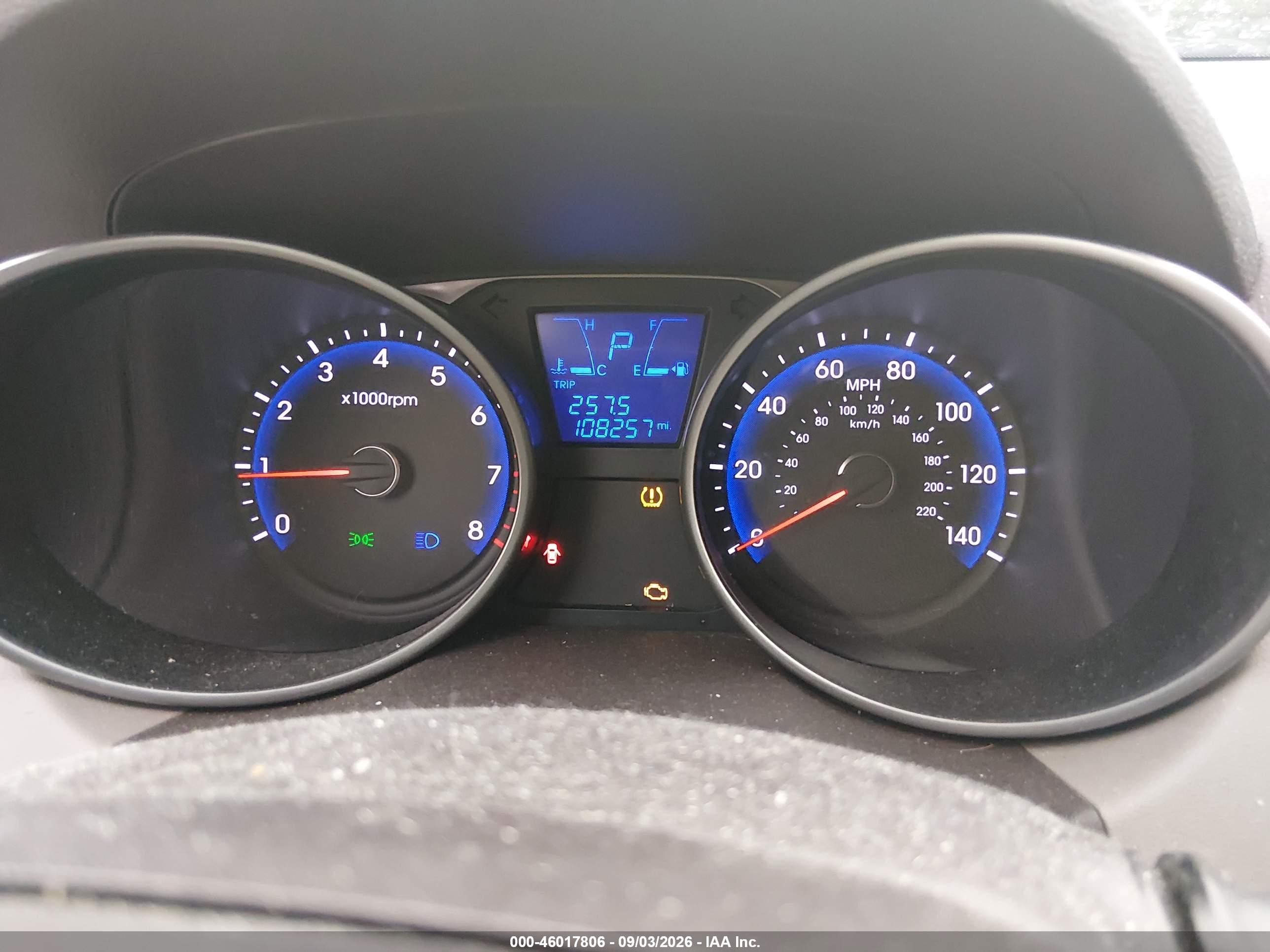 2011 Hyundai Tucson Limited Синий vin: KM8JU3AC8BU294953